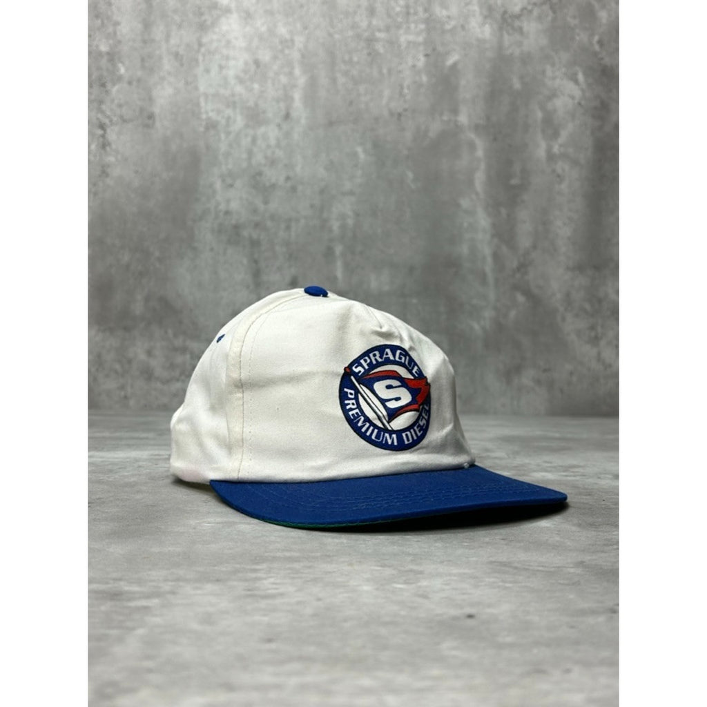 Vintage 90s Sprague Premium Diesel Graphic Logo Snapback Hat OSFA