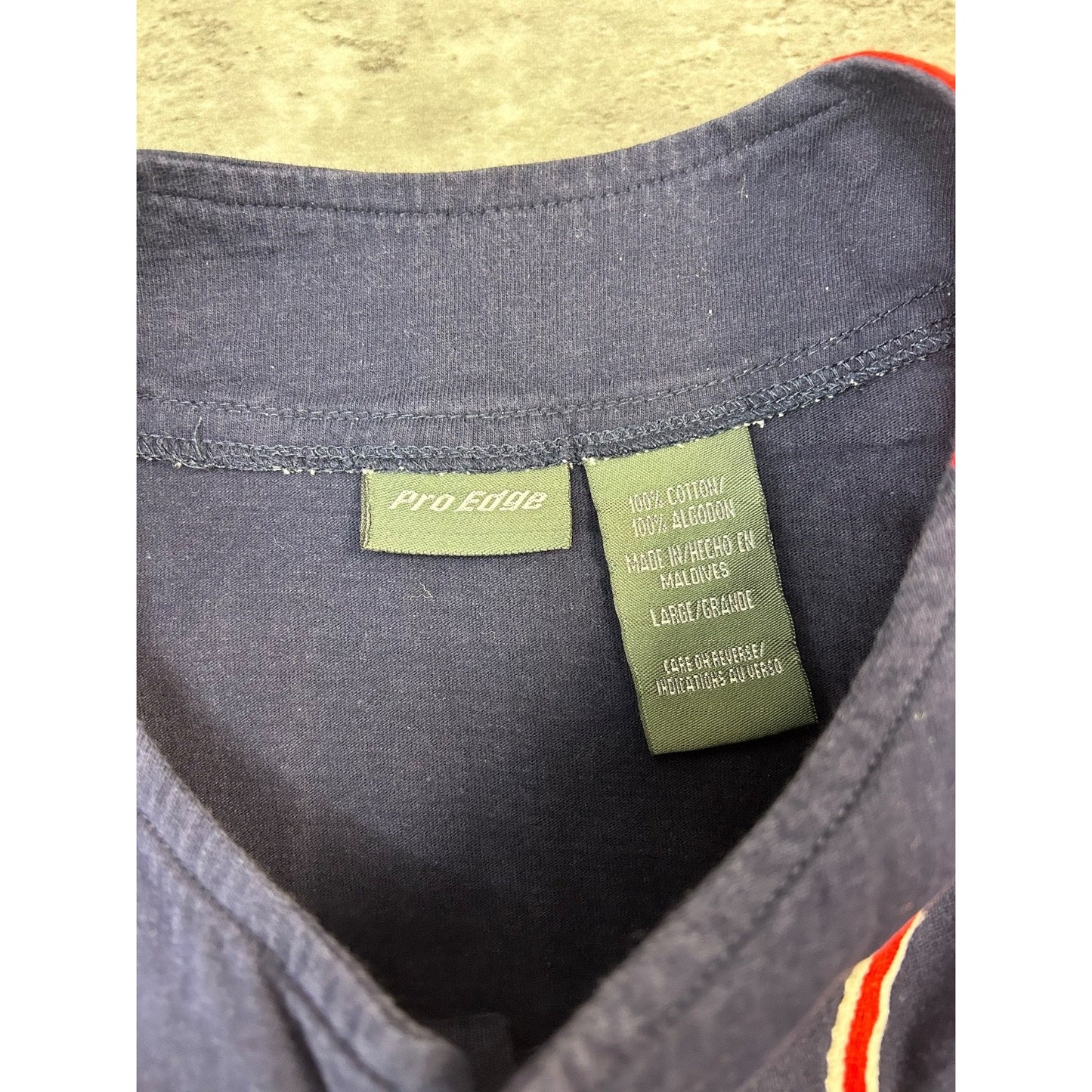 Vintage Columbus Blue Jackets NHL Embroidered Logo Baseball Jersey Size Large