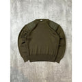 Vintage 80s/90s US Military Pullover Knit Sweater Size XL Green