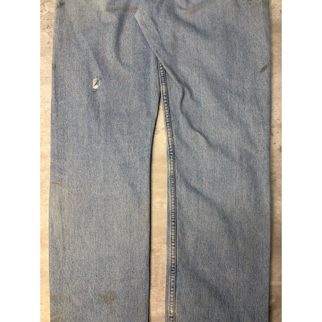 Vintage 90s Levis 505 Red Tab Light Wash Denim Pants Size 34