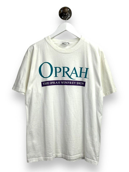 Vintage 90s Oprah The Oprah Winfrey Show Tv Promo Graphic T-Shirt Size Large