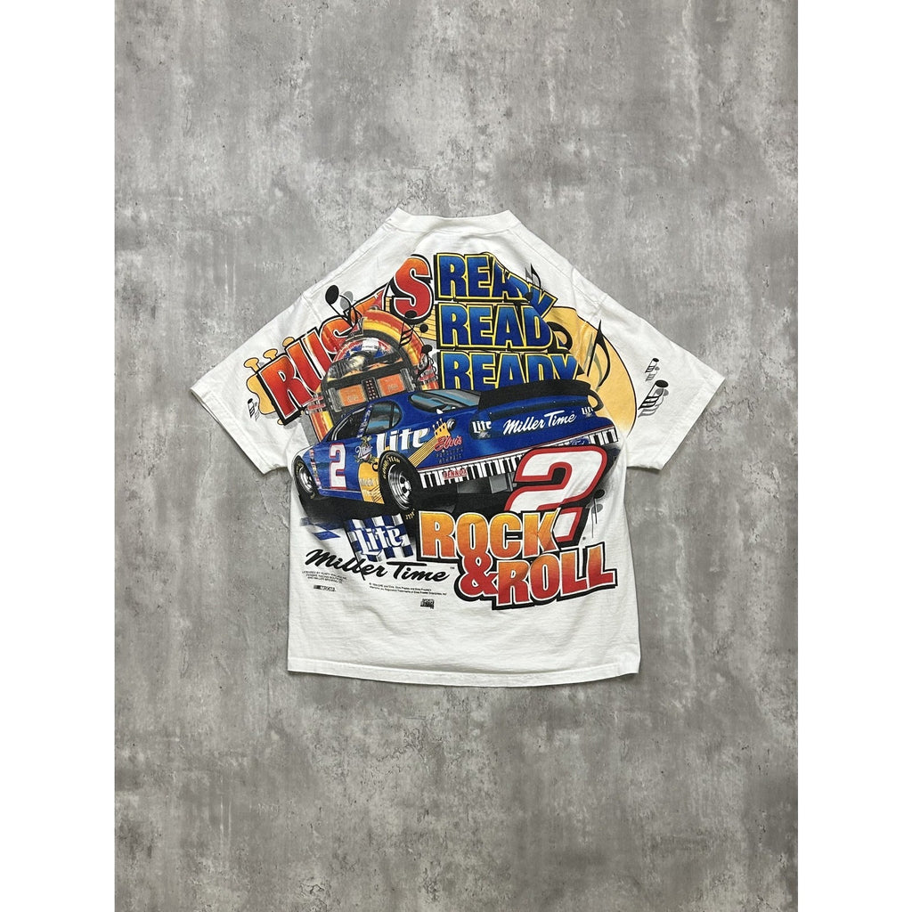 1998 Rusty Wallace #2 Elvis Nascar Racing All Over Print T-Shirt Size Large