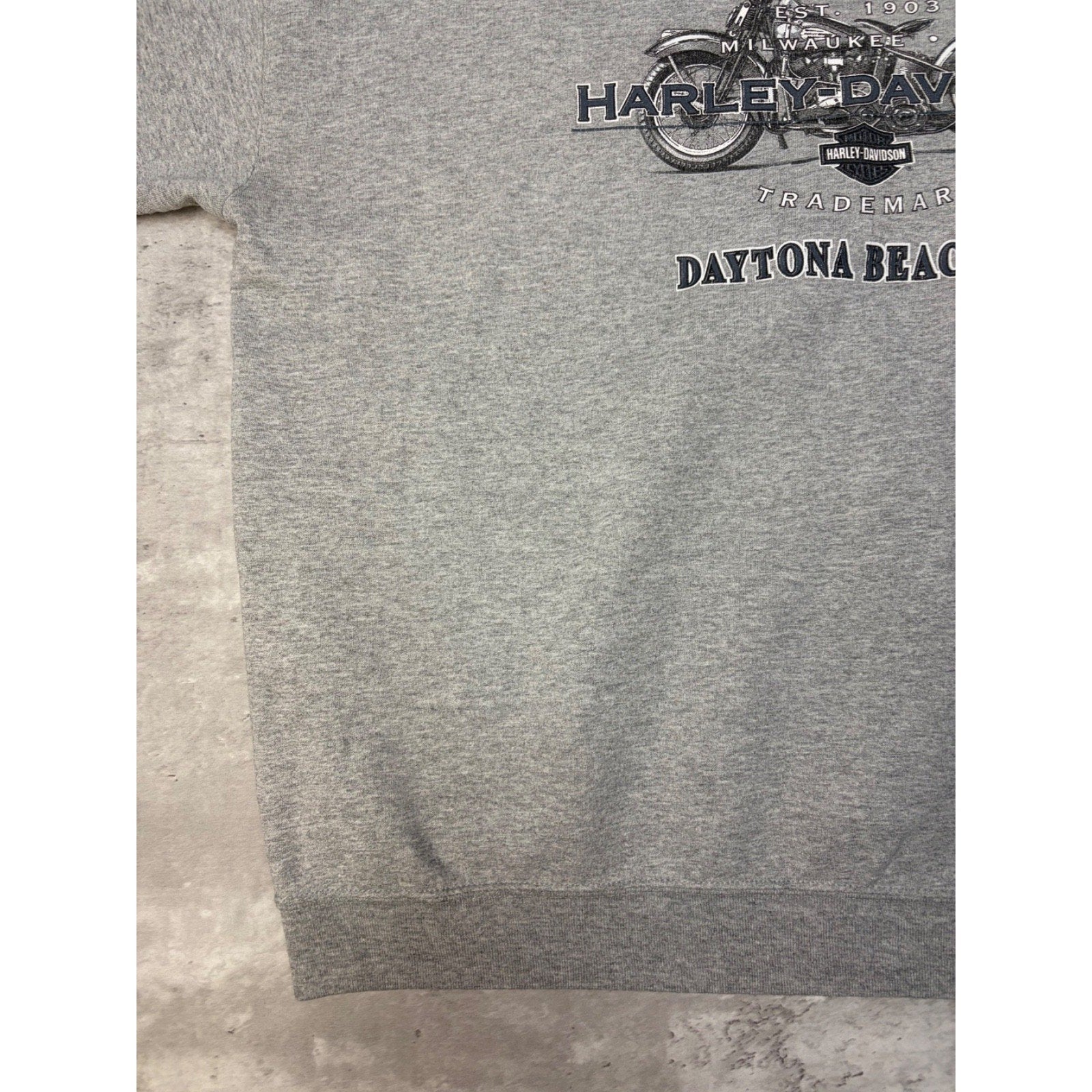 Harley Davidson Ride With Pride Graphic Spellout Crewneck Sweatshirt Size 2XL
