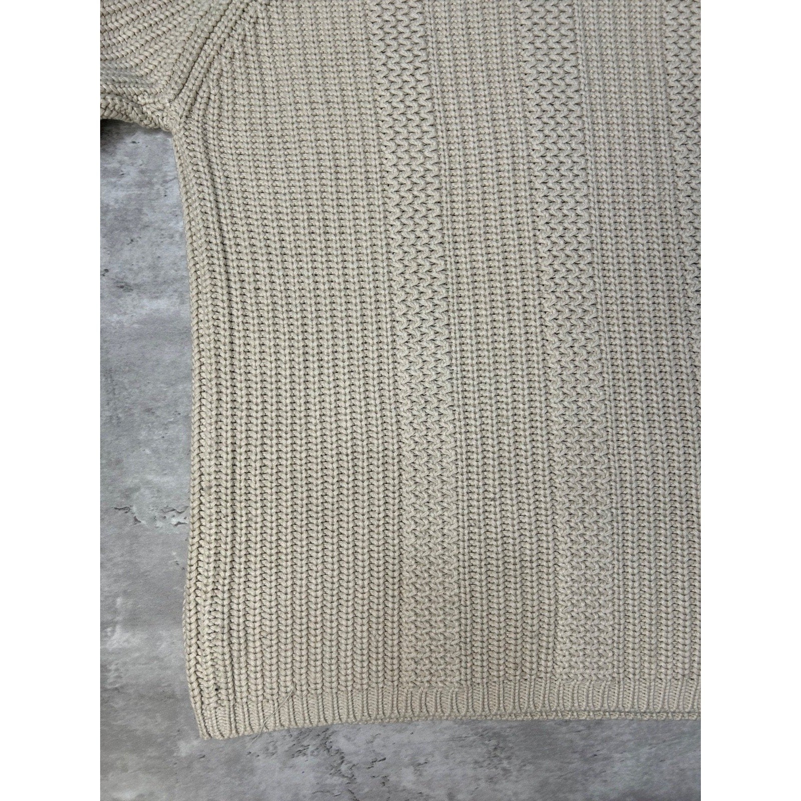 Vintage Y2K Point Zero Cable Knit Pullover Turtle Neck Sweater Size Large