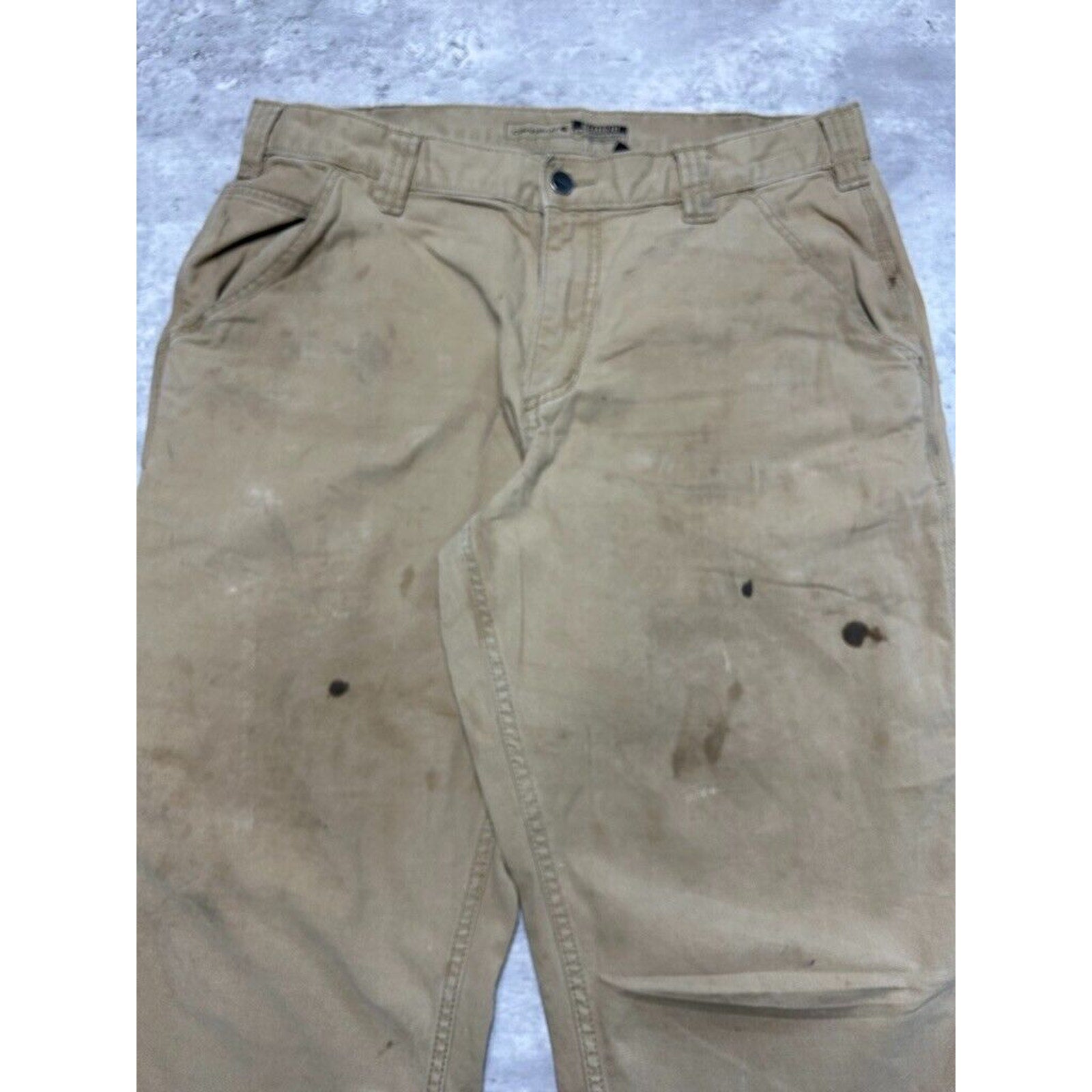 Carhartt Relaxed Fit Canvas Workwear Five Pocket Pants Size 34