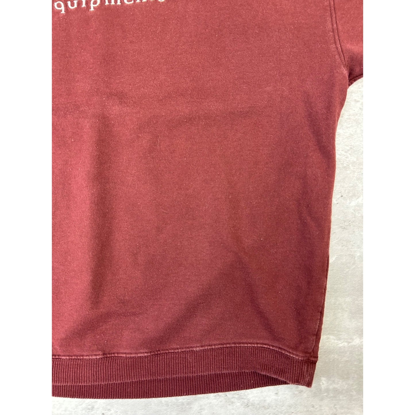 Vintage 90s BUM Equipment Embroidered Spellout Crewneck Sweatshirt Size Large