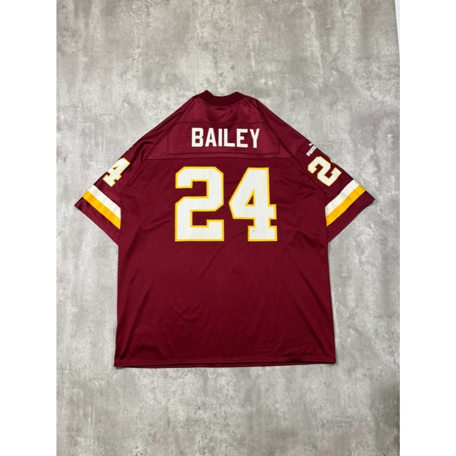 Vintage Champ Bailey #24 Washington Redskins NFL Puma Football Jersey Size XL