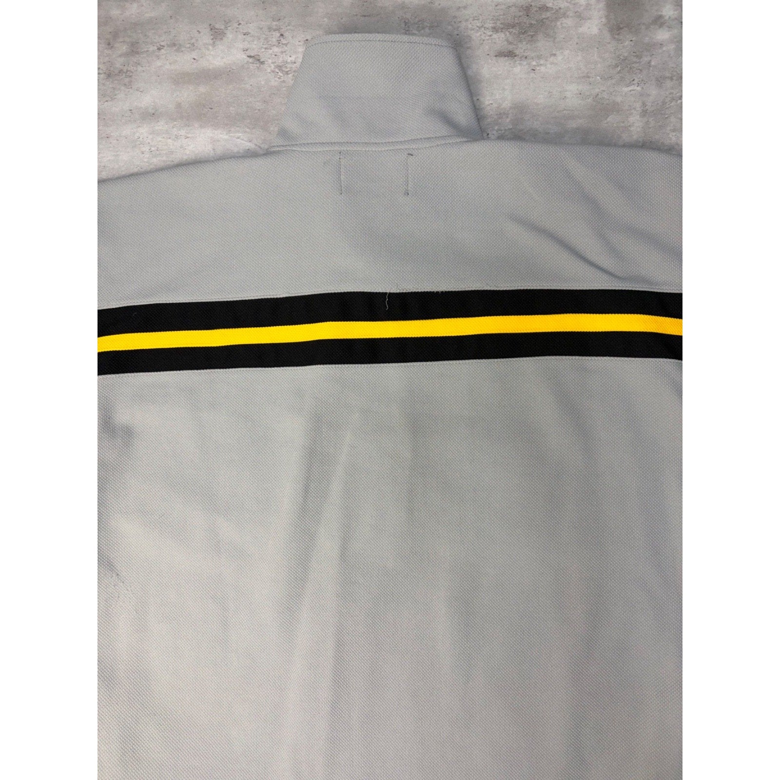 VTG Y2K Southpole Embroidered Spellout Two Tone 1/4 Zip Sweatshirt Size Large