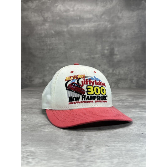 Vintage 1997 Jiffy Lube 300 New Hampshire Intl. Speedway Snapback Hat OSFA