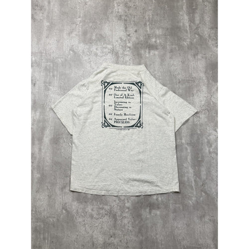 Vintage 1993 Genuine Antique Person Comedy Slogan Graphic T-Shirt Size Large