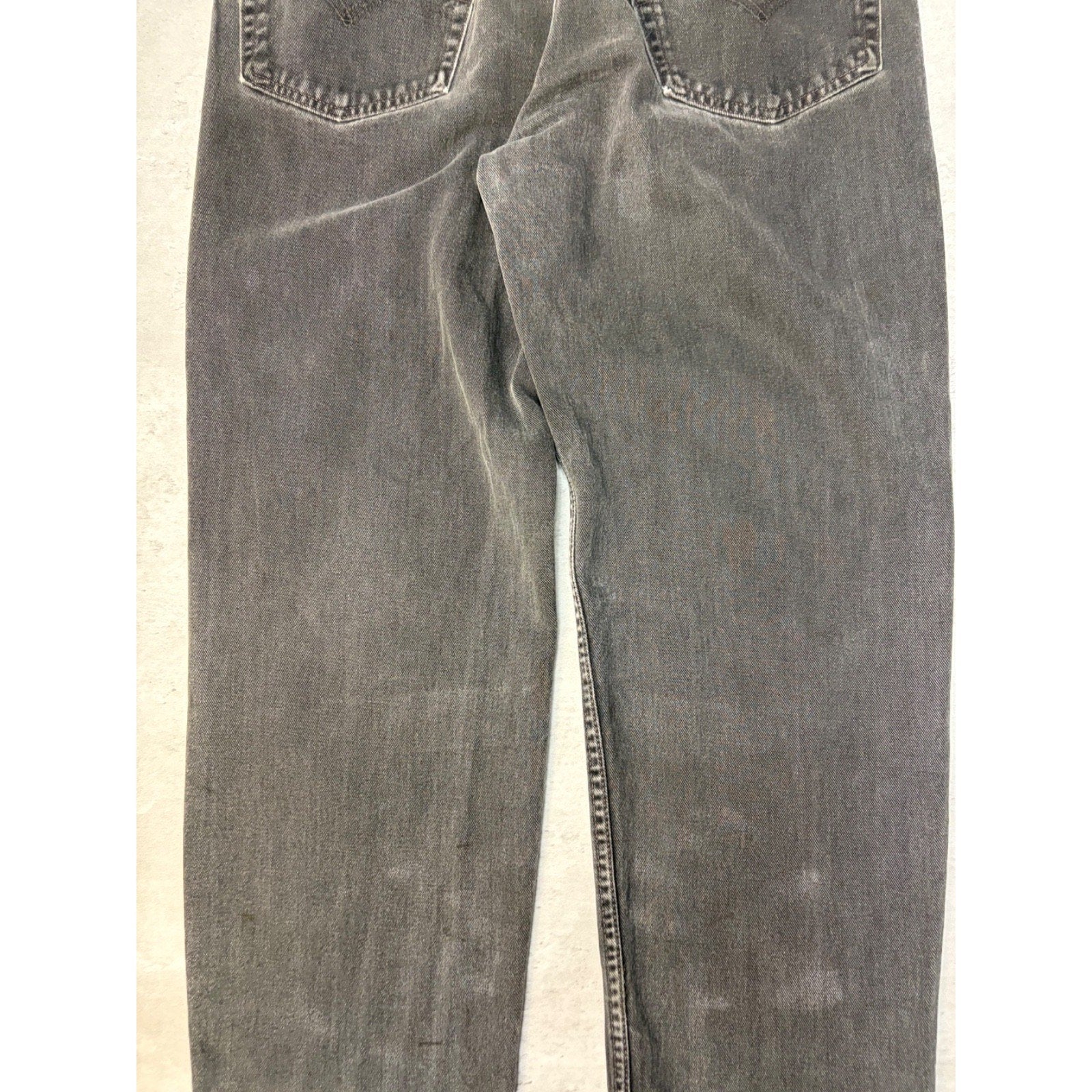 Vintage Levis 550 Red Tab Relaxed Fit Black Wash Denim Pants Size 36