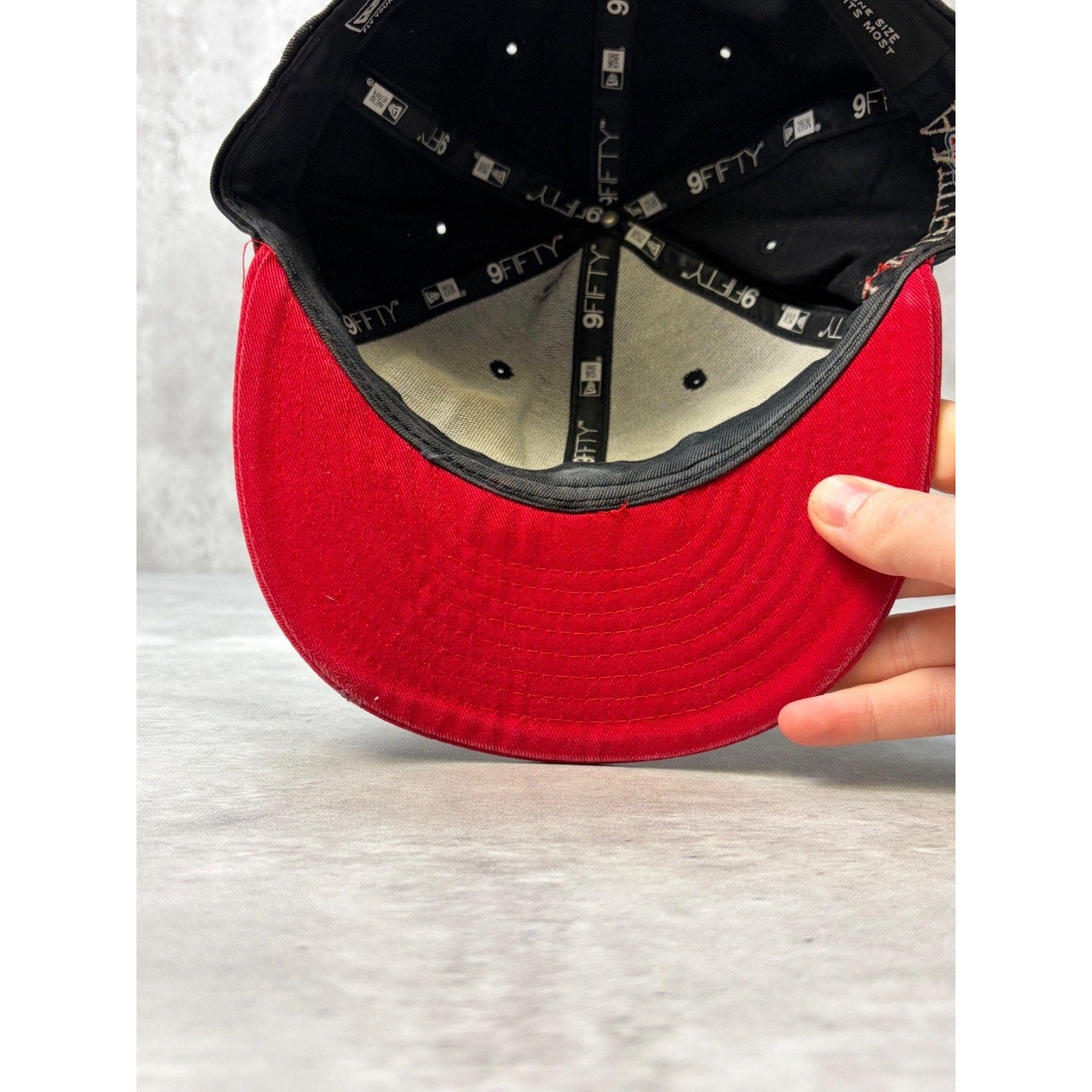 Vintage San Francisco 49ers NFL Embroidered Logo Spellout Snapback Hat OSFA