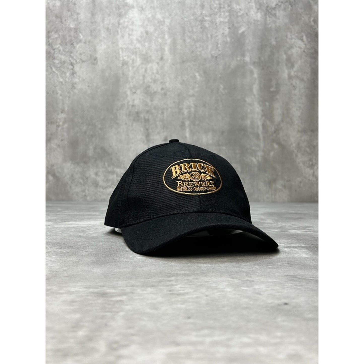 Vintage Brick Brewery Embroidered Spellout Beer Promo Strapback Hat OSFA