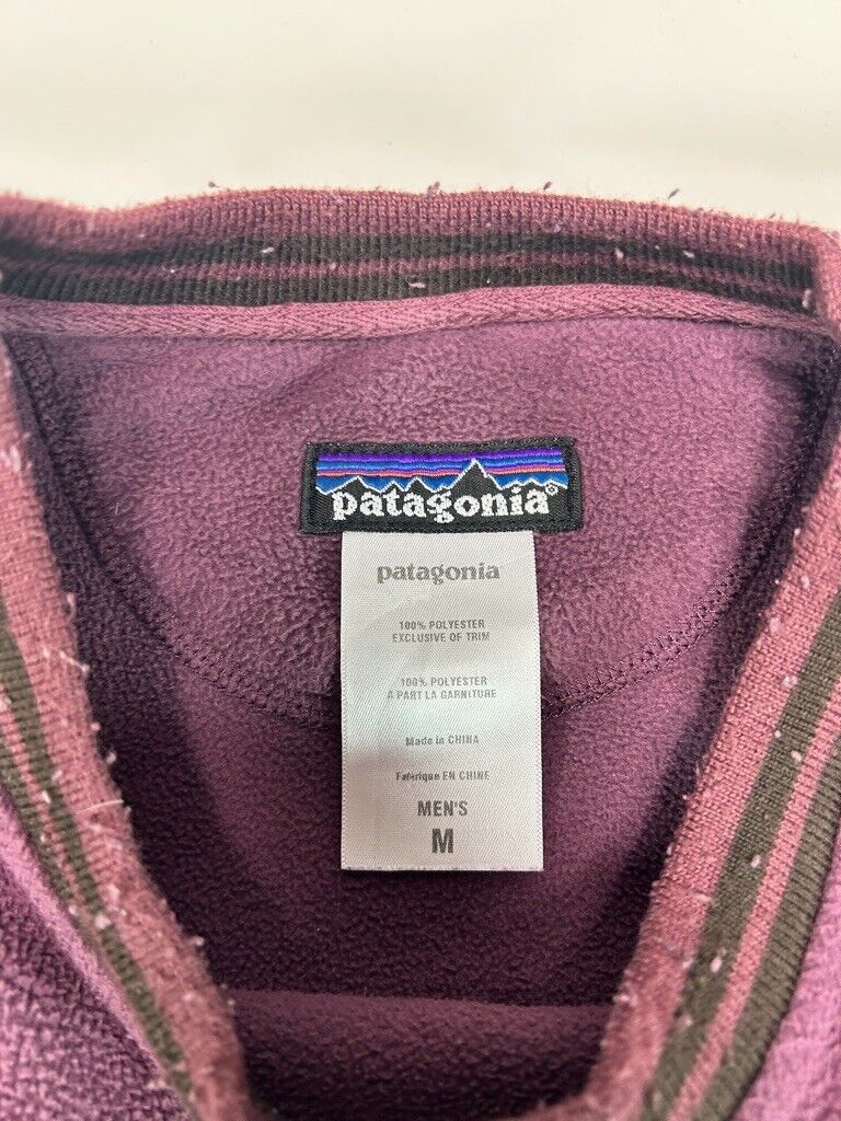 Vintage Patagonia Blank Fleece Pullover Sweatshirt Size Medium