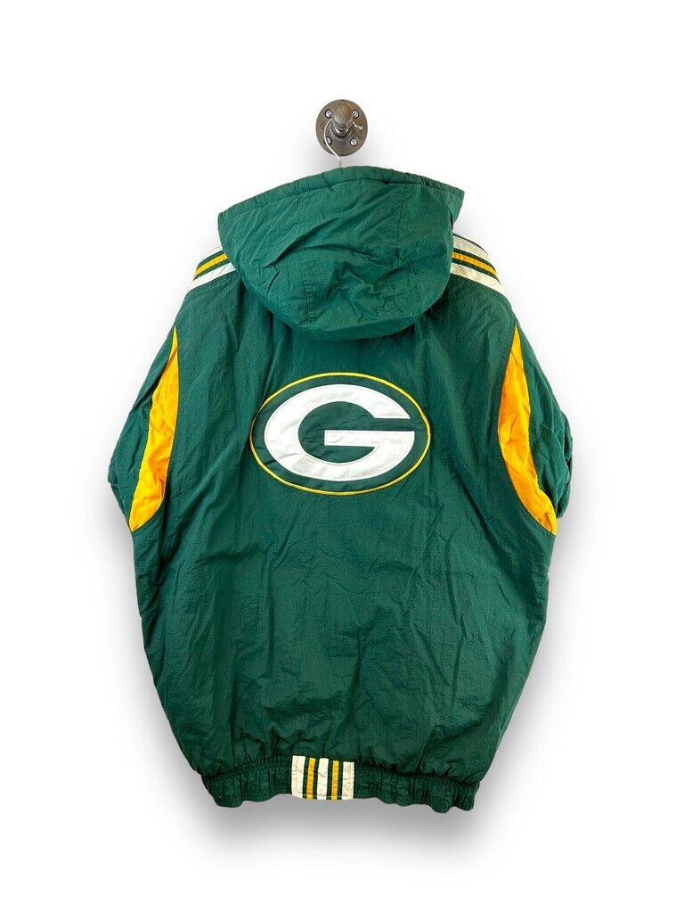 Vintage 90s Green Bay Packers Insulated Starter NFL Pro Line Nylon Jacket Sz XL