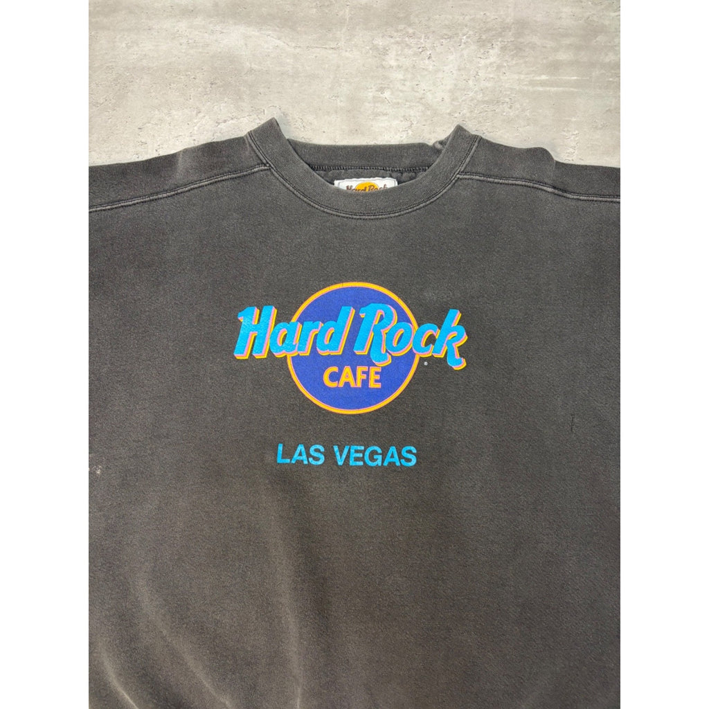 Vintage 90s Hard Rock Cafe Las Vegas Destination Graphic Sweatshirt Size XL