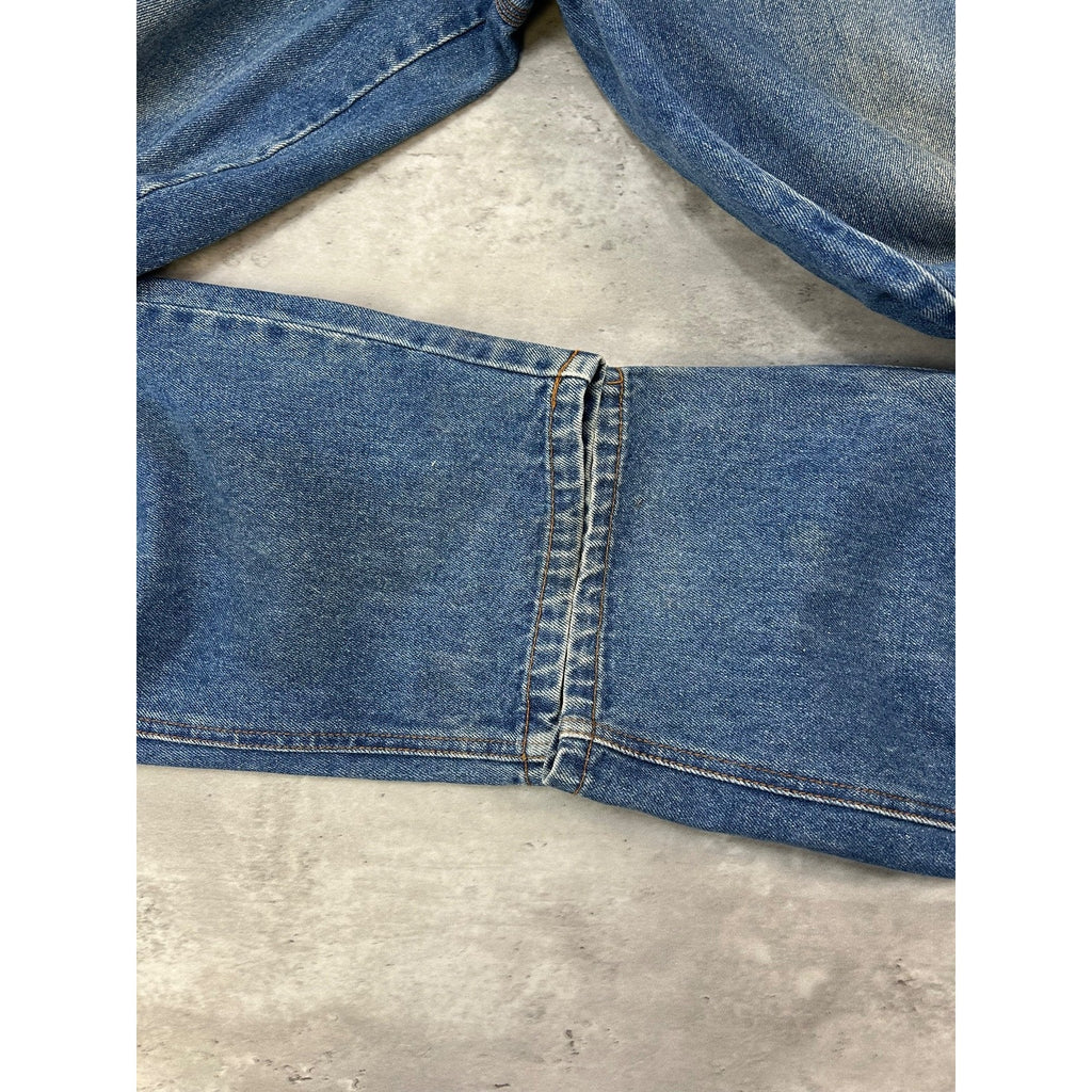 Vintage Y2K Mecca USA Baggy Fit Medium Wash Denim Carpenter Pants Size 34