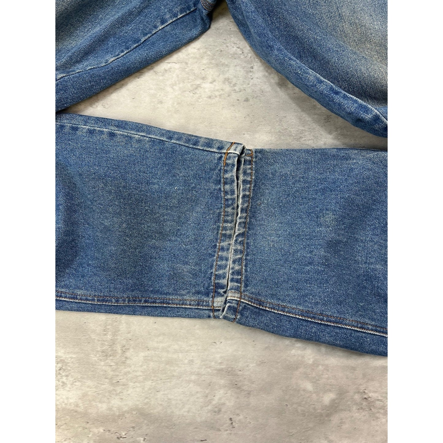 Vintage Y2K Mecca USA Baggy Fit Medium Wash Denim Carpenter Pants Size 34