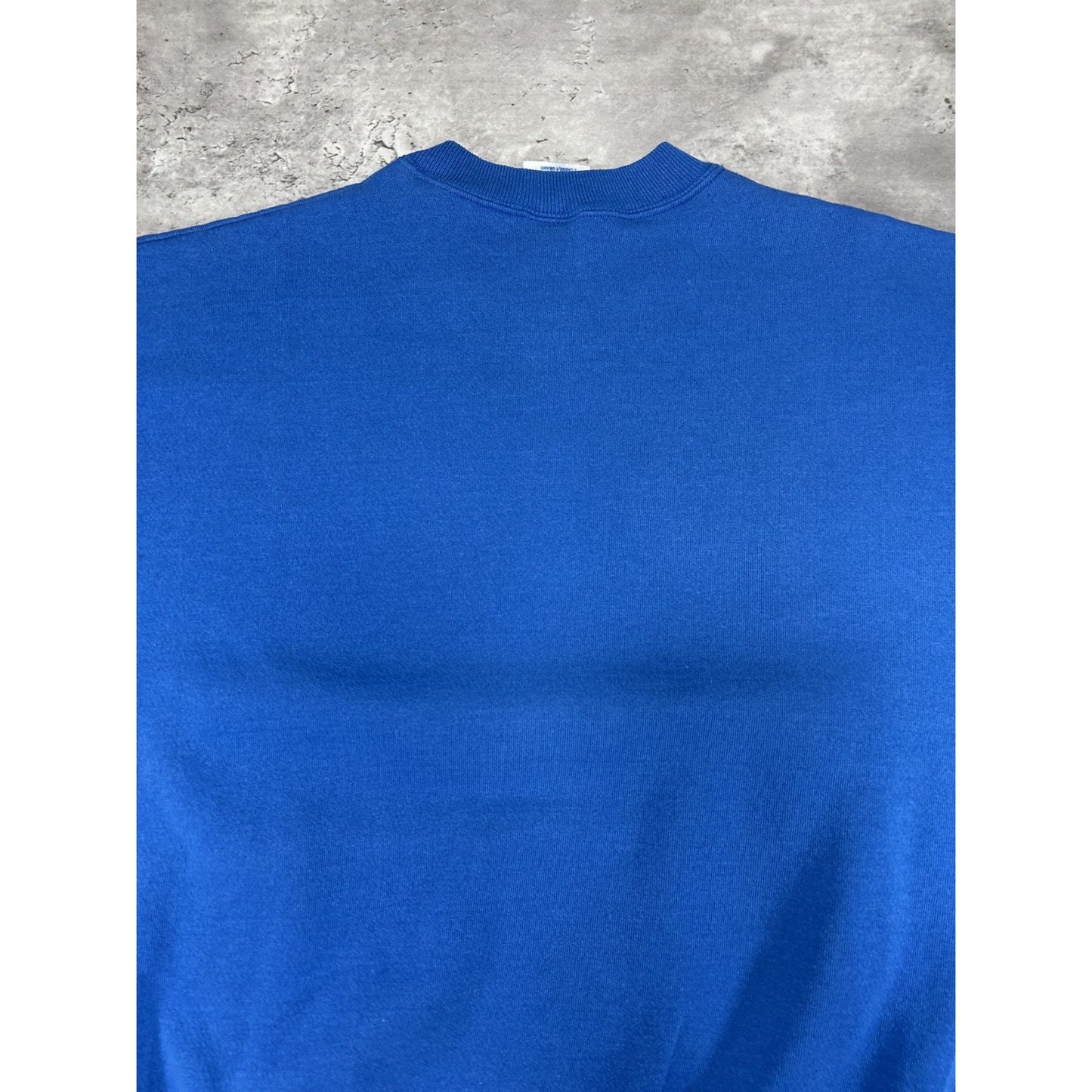 Vintage 1995 St Louis Rams NFL Big Graphic Helmet Spellout Sweatshirt Size XL