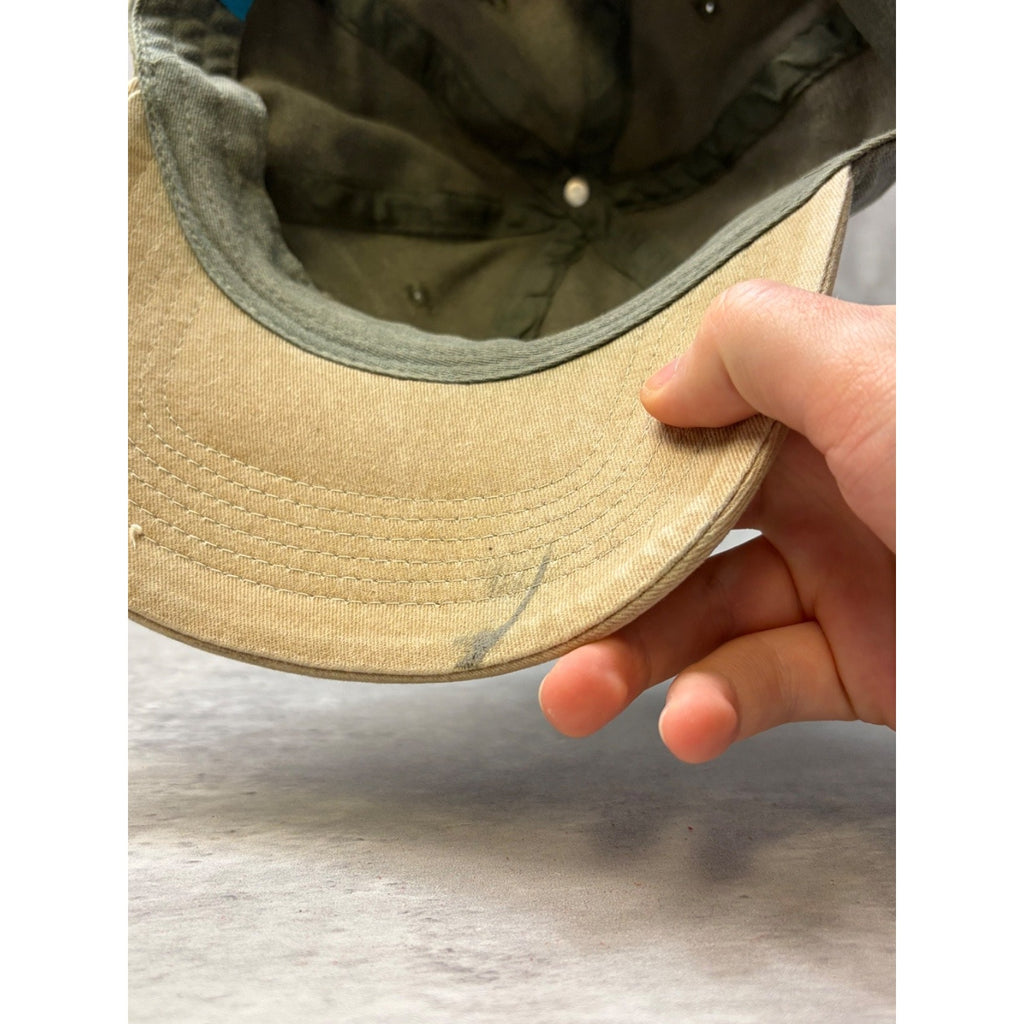 Vintage Outer Bands North Carolina Embroidered Two Tone Strapback Hat OSFA