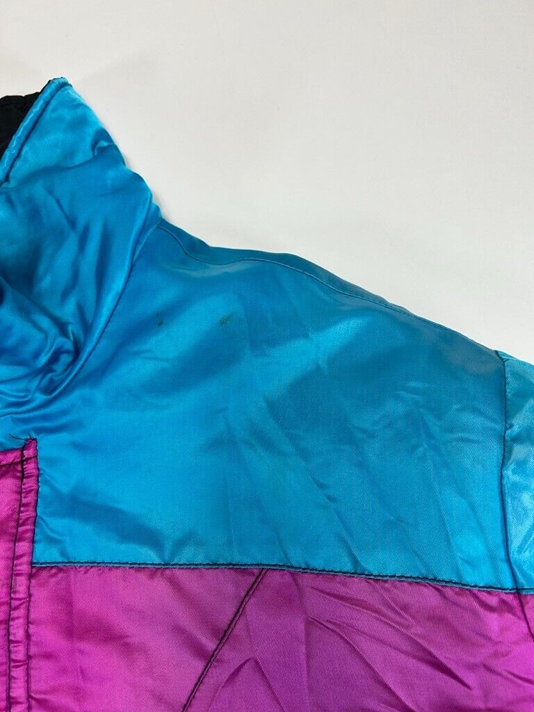 Vintage 90s Polaris Thermaloft Embroidered Insulated Snowmobile Jacket Sz Large