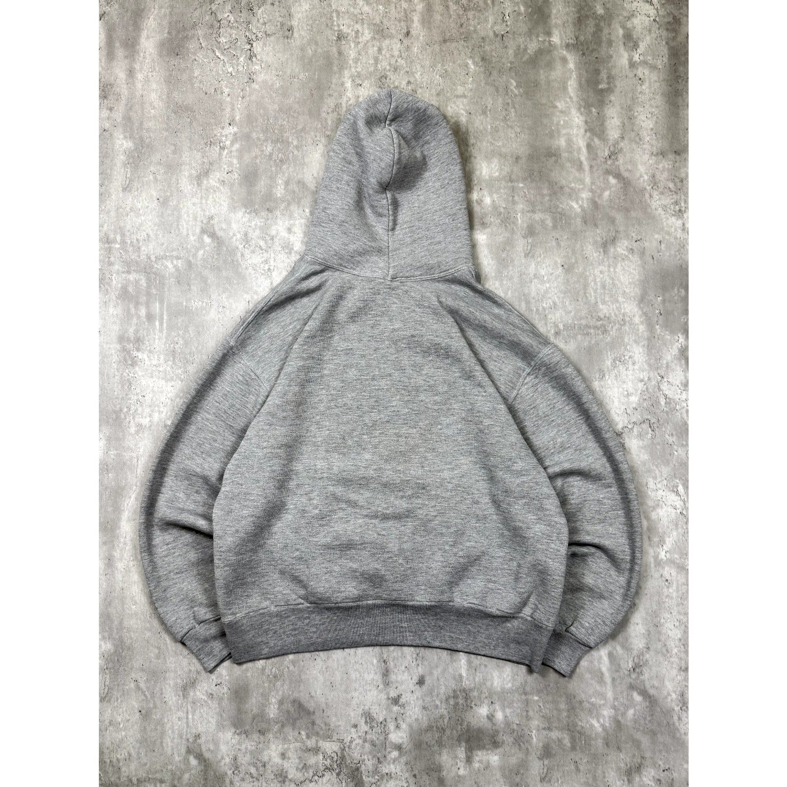 Vintage Russell Athletic Blank Pullover Hooded Sweatshirt Size Large