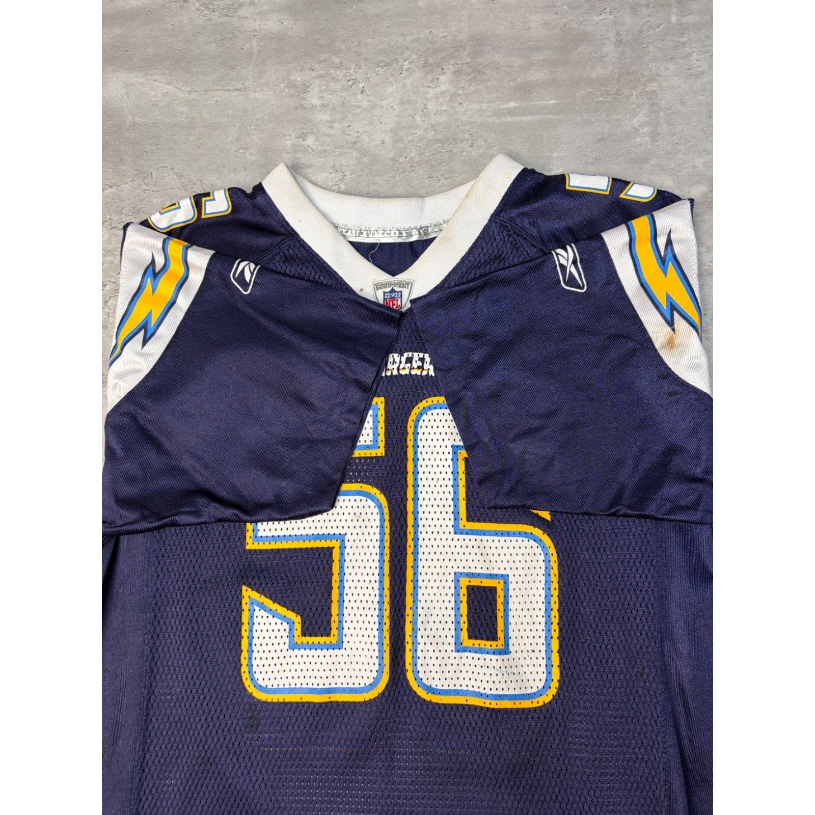 Vintage Shawne Merriman #56 San Diego Chargers NFL Reebok Jersey Sz Large YOUTH