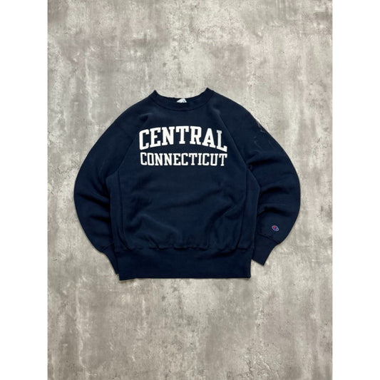 Vintage 90s Central Connecticut NCAA Champion Reverse Weave Sweatshirt Sz Large