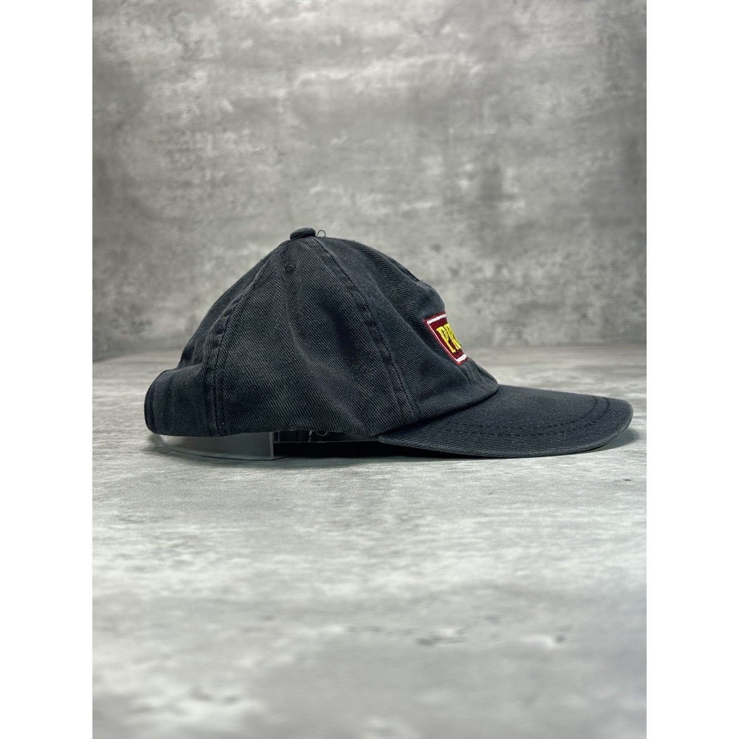 Vintage 90s Primo Tomato Sauce Embroidered Spellout Strapback Hat OSFA Black
