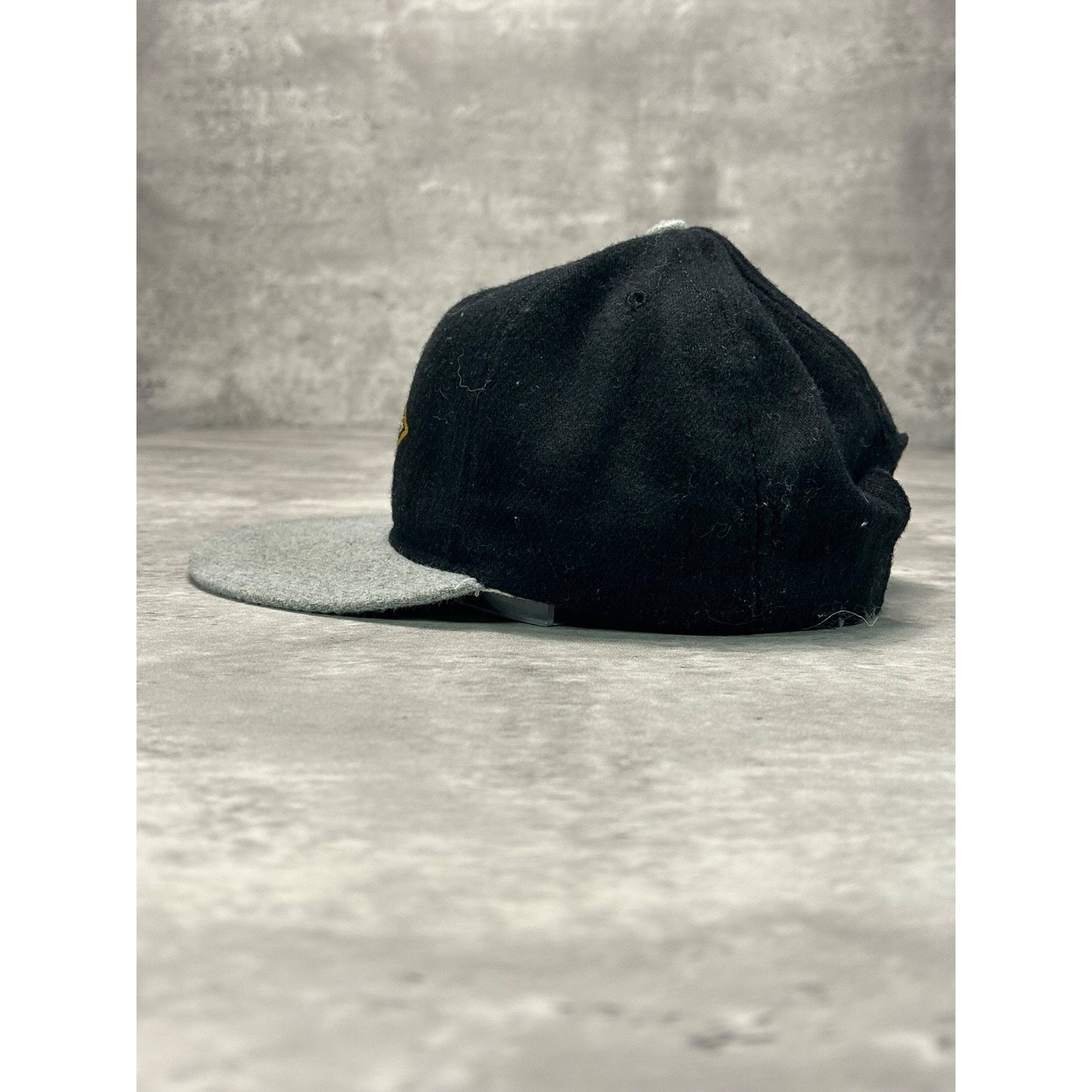 Vintage 90s Michigan Tech University Embroidered Spellout Snapback Hat OSFA