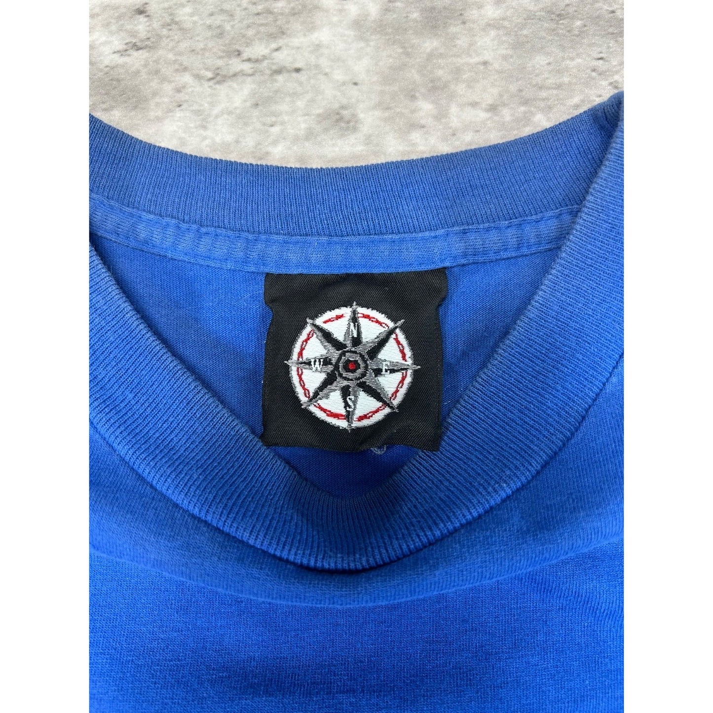 Vintage 90s Make The Run Skiing Graphic T-Shirt Size Large Blue