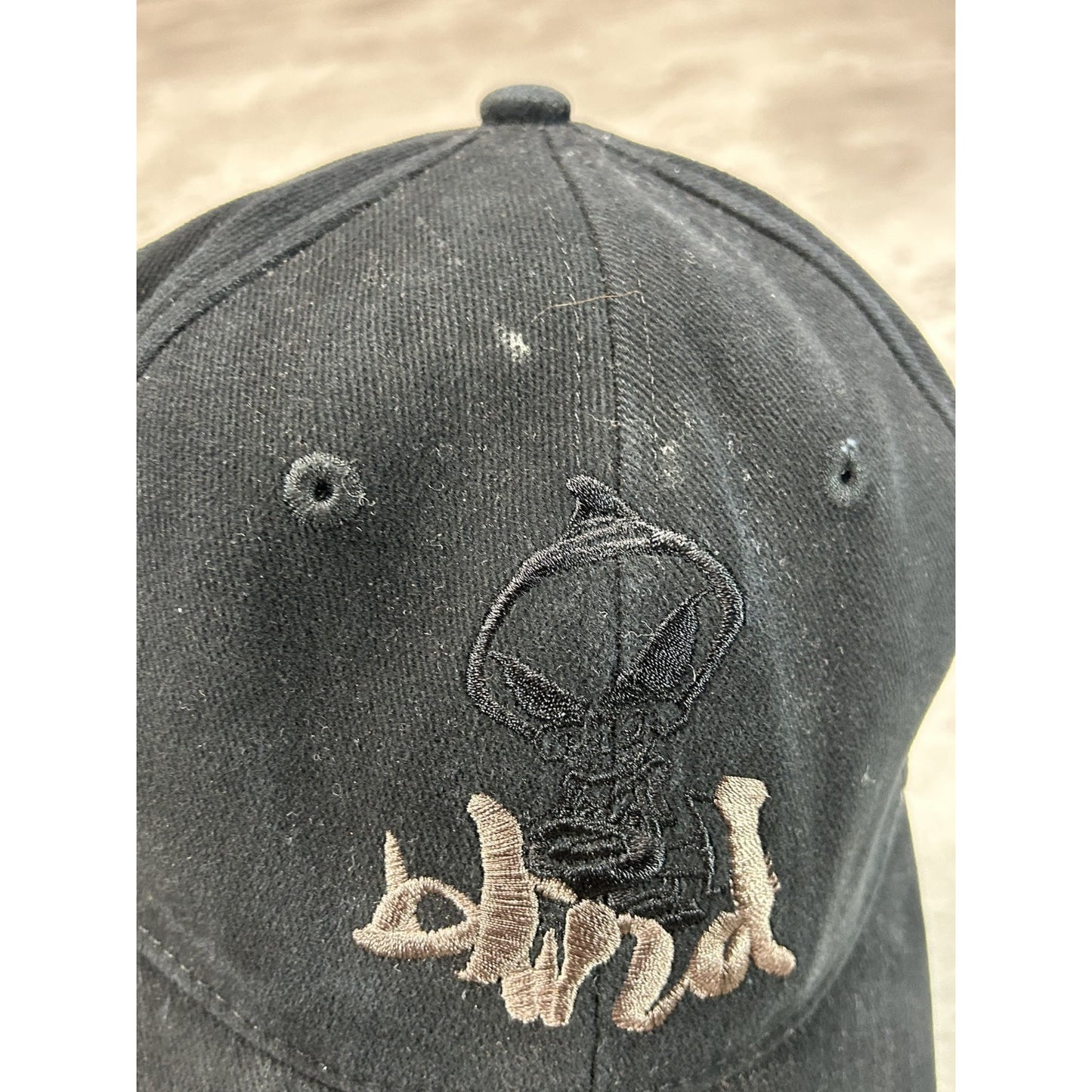 Vintage Y2K Blind Skateboards Embroidered Reaper Spellout Flex Fit Hat Small