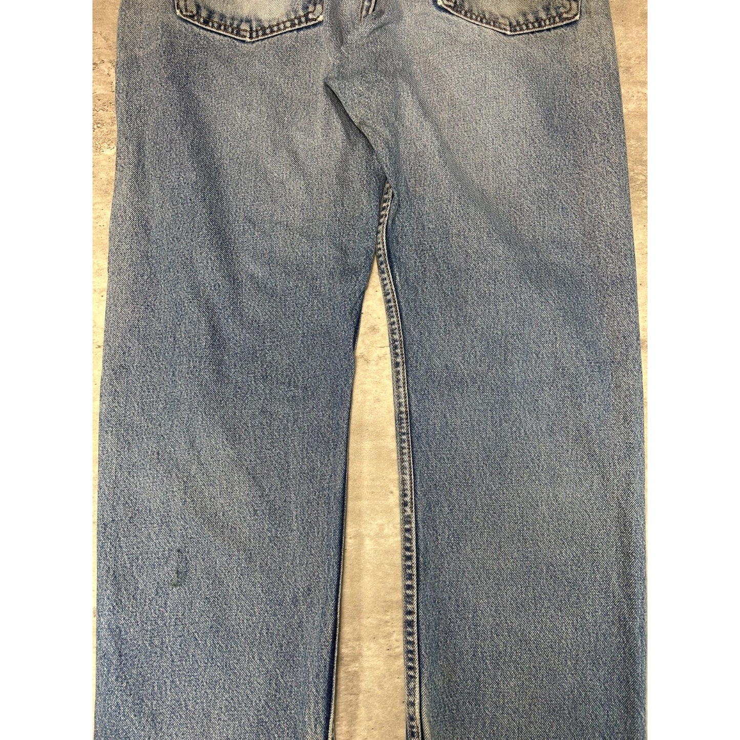 Vintage 90s Levis 505 Red Tab Light Wash Denim Pants Size 37