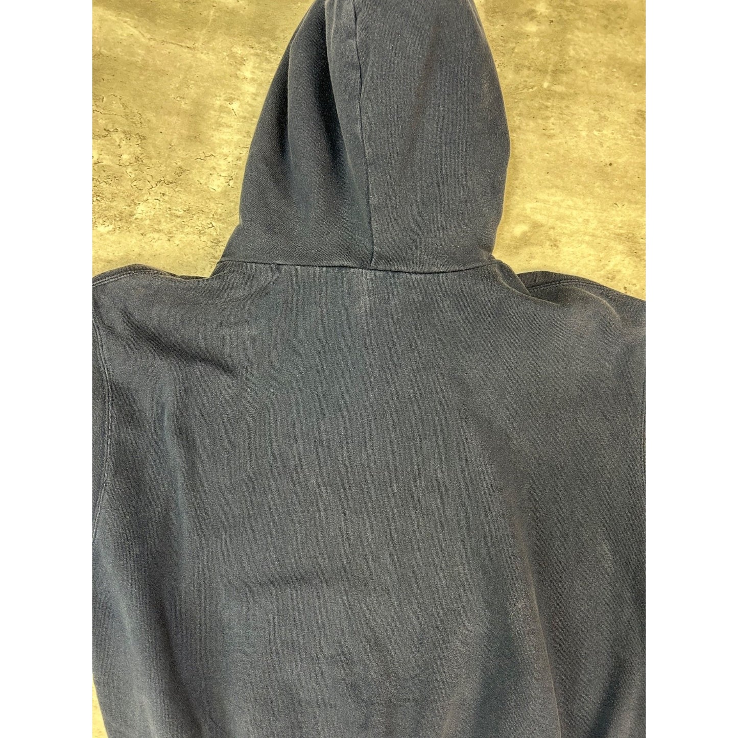 Vintage Illinois Fighting Illinis NCAA Graphic Spellout Hooded Sweatshirt Large