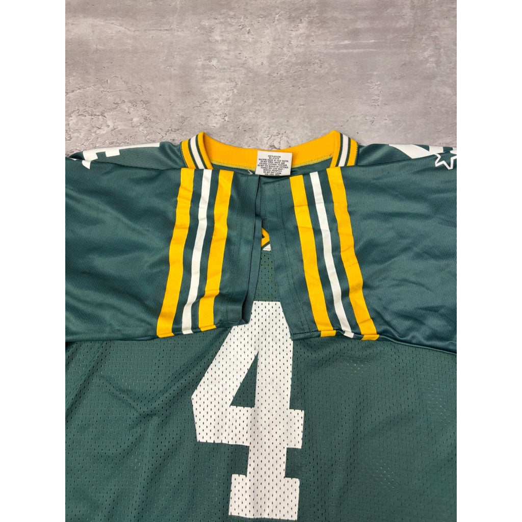 Vintage 1995 Brett Favre #4 Green Bay Packers NFL Starter Jersey Size YOUTH L