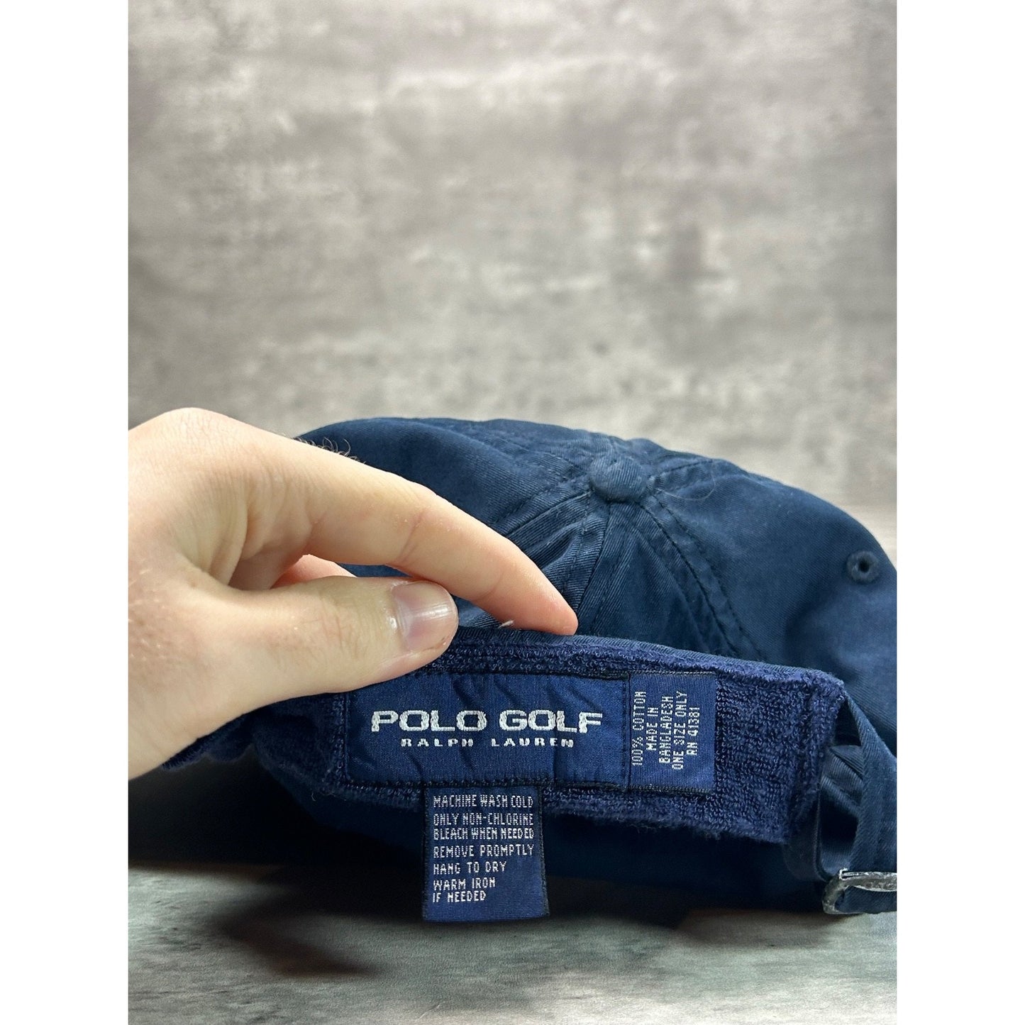 Vintage Polo Golf Ralph Lauren Embroidered Pony Strapback Hat OSFA