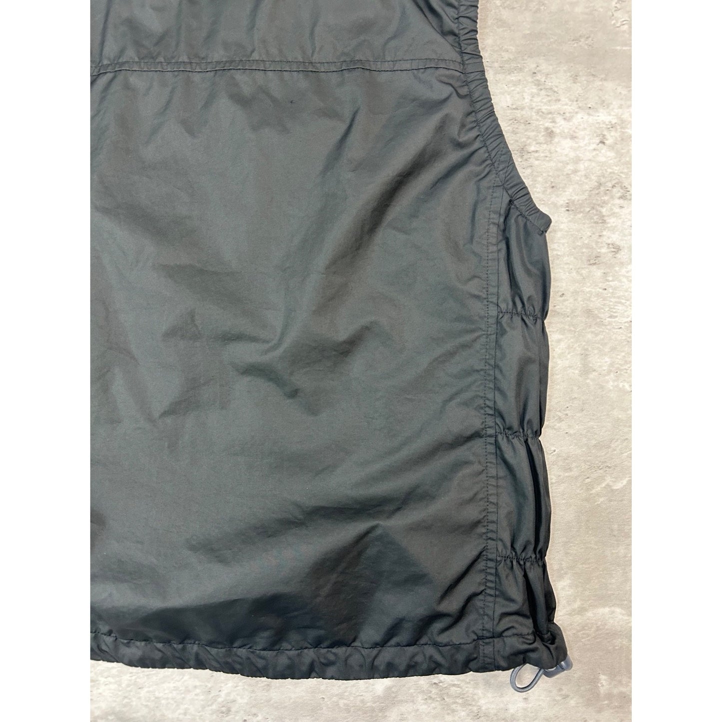 Vintage 2000s Nike ACG Nylon Hooded Full Zip Vest Size YOUTH Medium Black