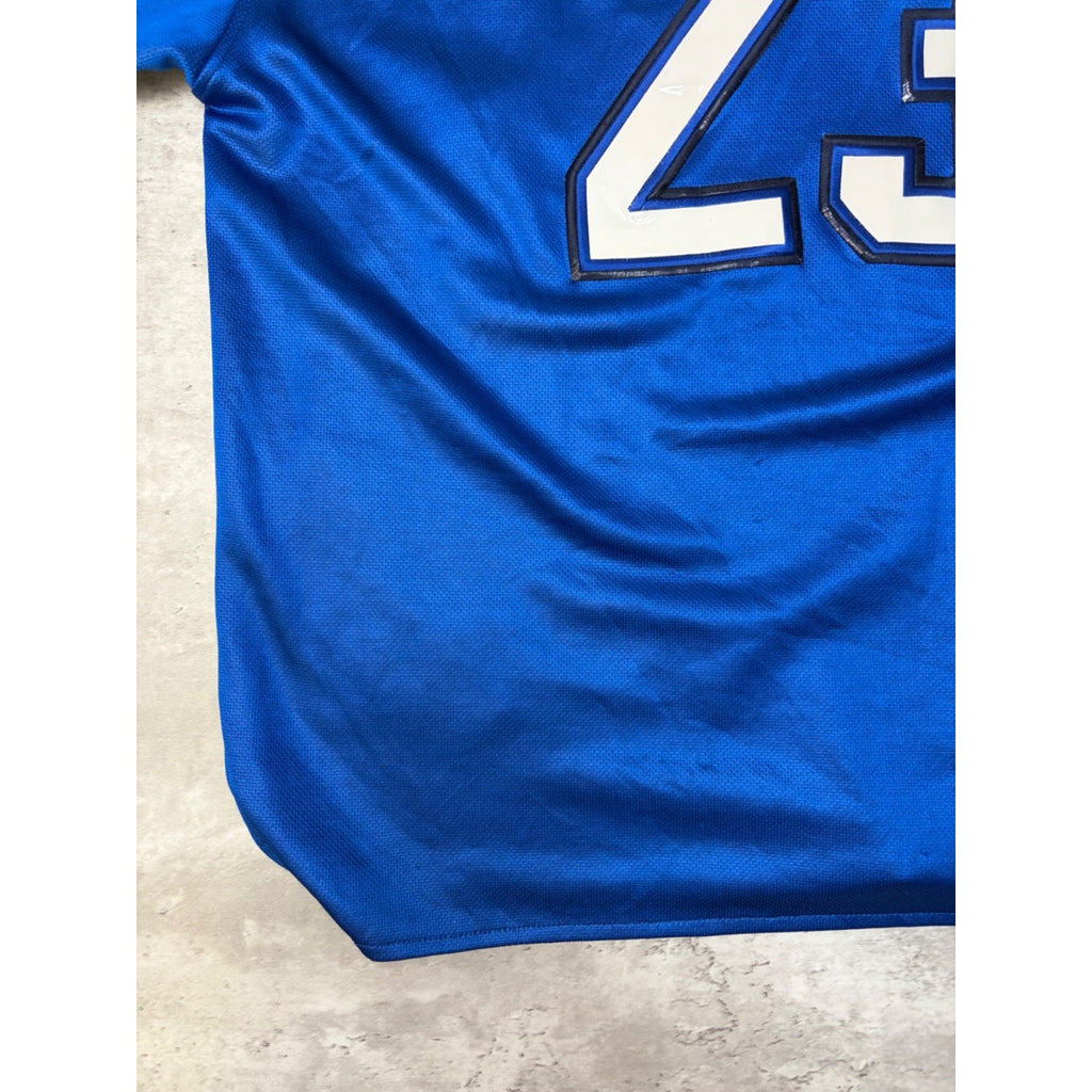 Vintage Y2K Dirty South #23 Stitched Arc Spellout Blue Football Jersey Size XL