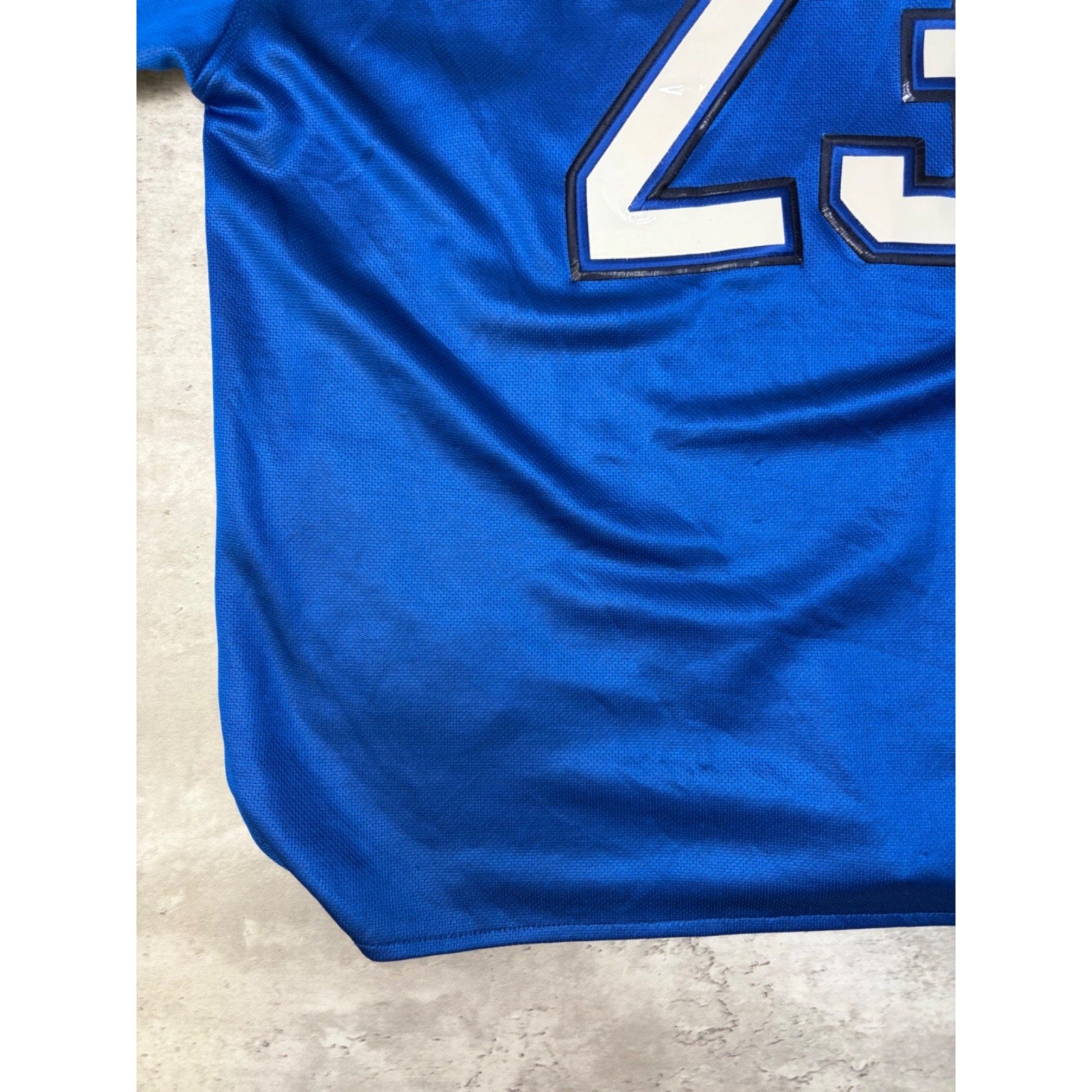 Vintage Y2K Dirty South #23 Stitched Arc Spellout Blue Football Jersey Size XL
