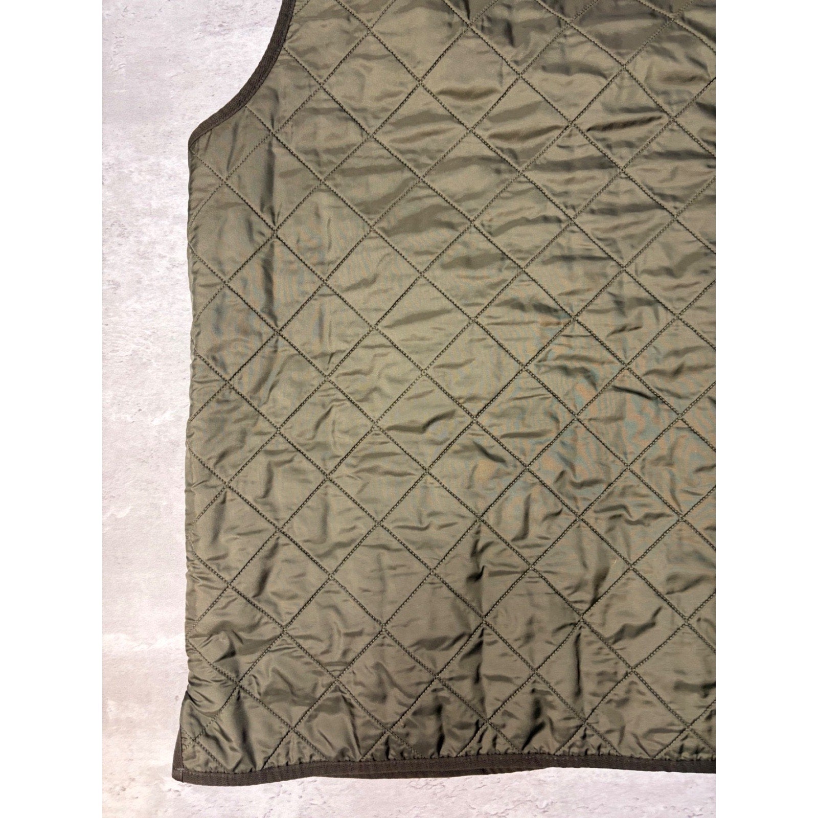 Vintage Barbour Polarquilt Quilted Reversible Vest Size XL