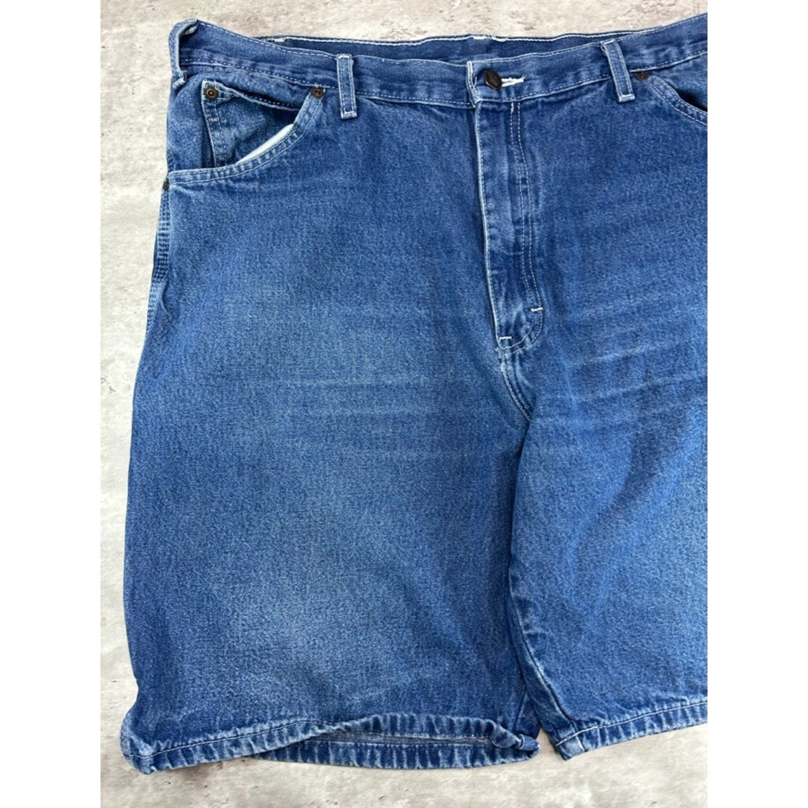 Dickies Dark Was Denin Workwear Carpenter Shorts Size 38