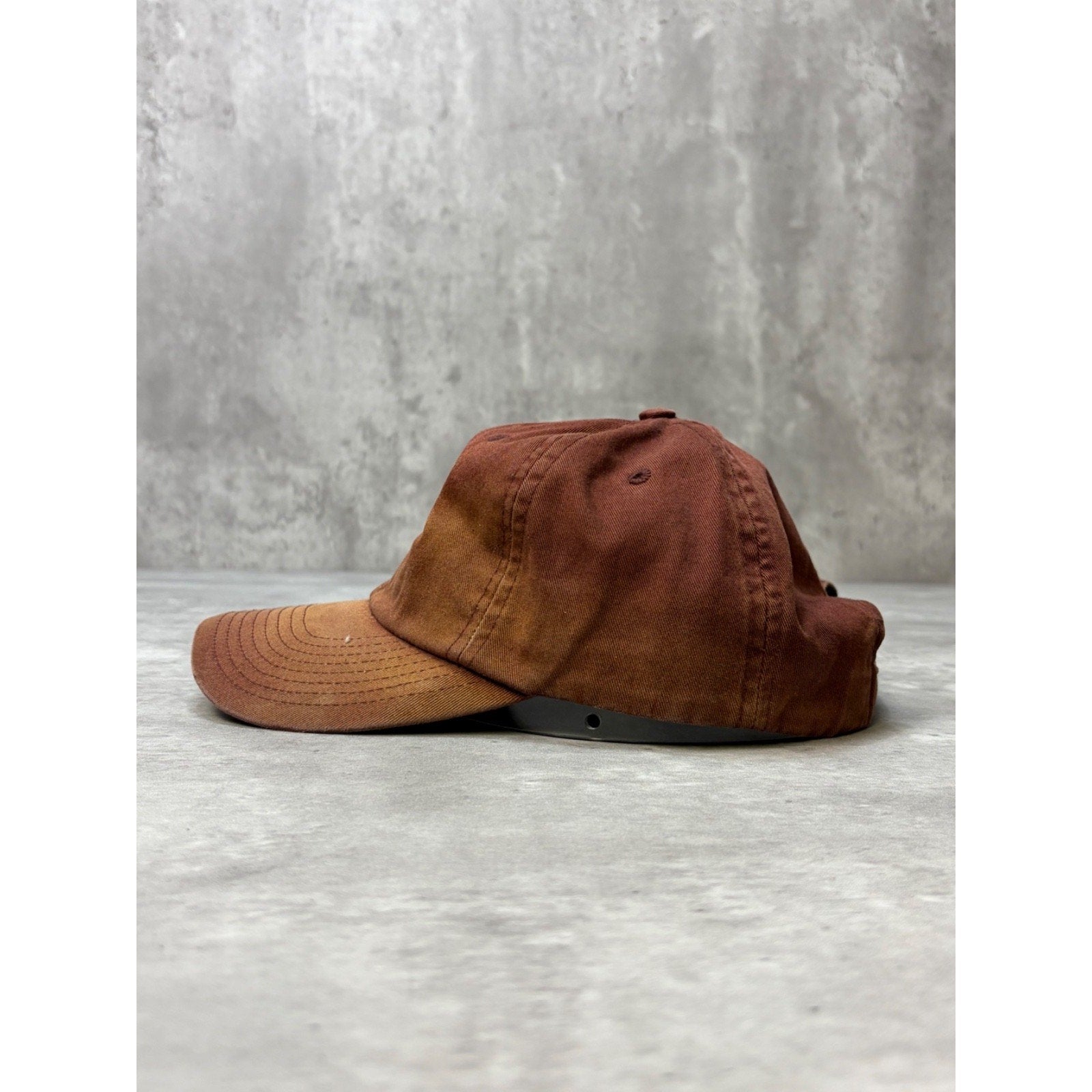 Vintage 2000s Nike Embroidered Swoosh Earth Tone Strapback Hat OSFA