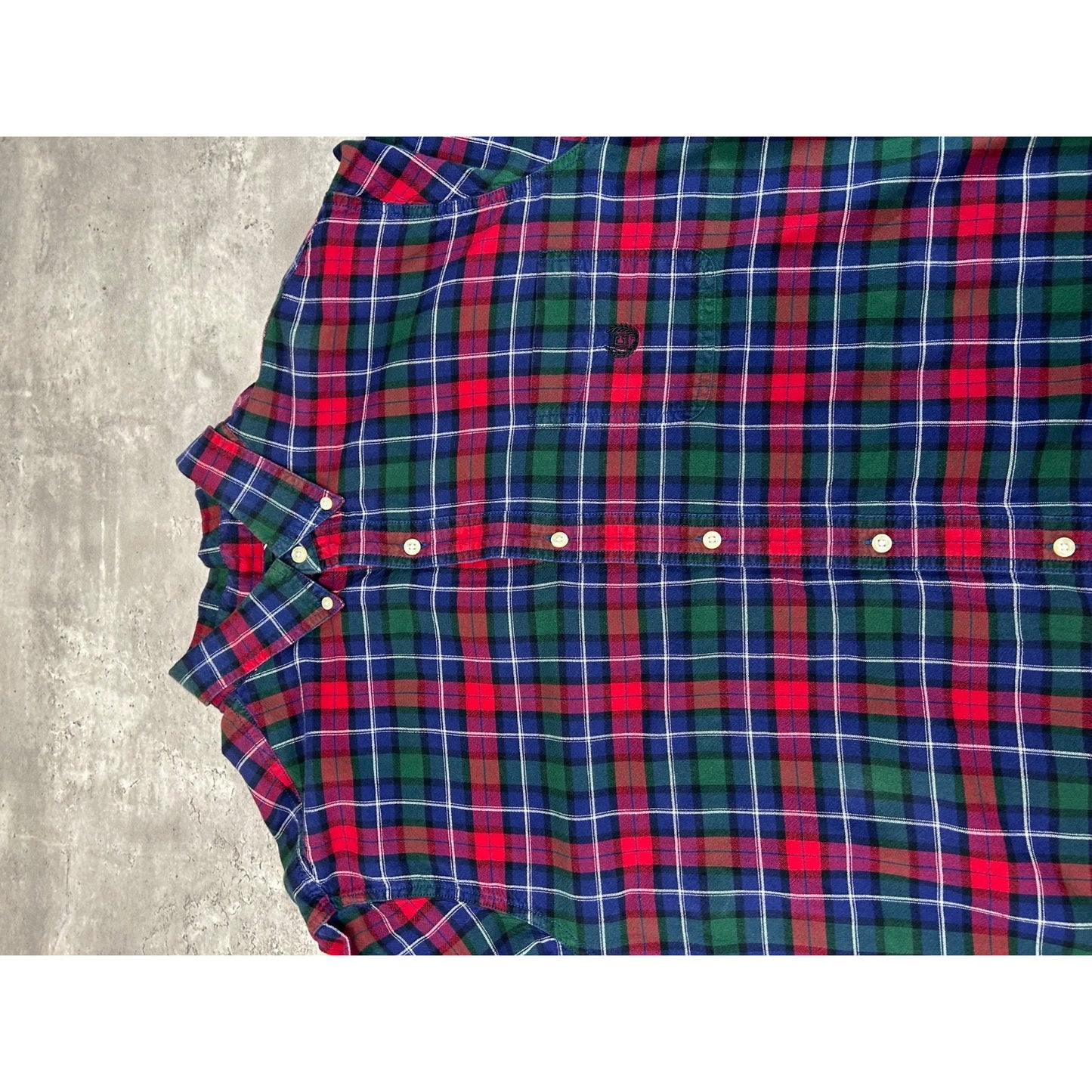 Chaps Ralph Lauren Plaid Long Sleeve Button Up Shirt Size 2XL