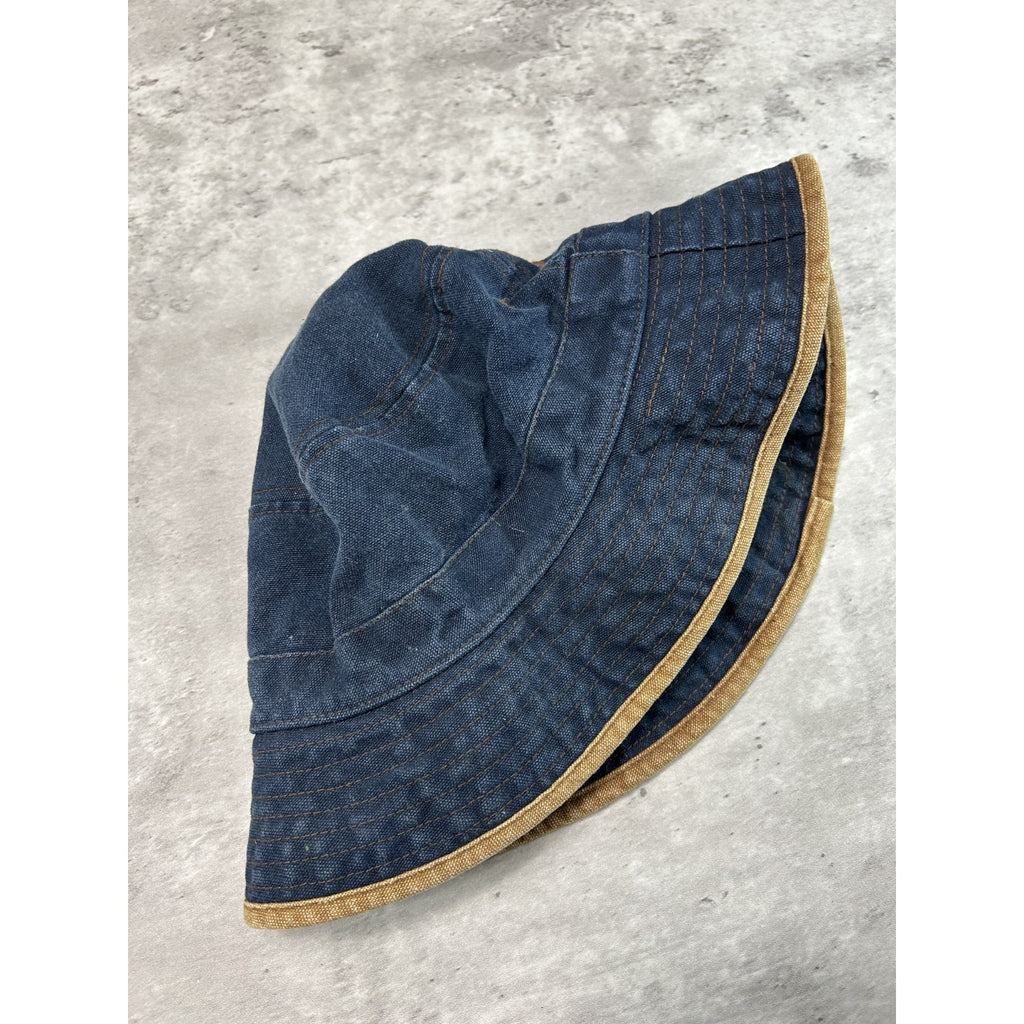 Vintage Rain Forest Cafe Dark Wash Denim Bucket Hat OSFA Blue