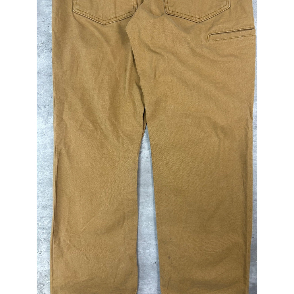 Carhartt Relaxed Fit Canvas Workwear Five Pocket Pants Size 34 Beige