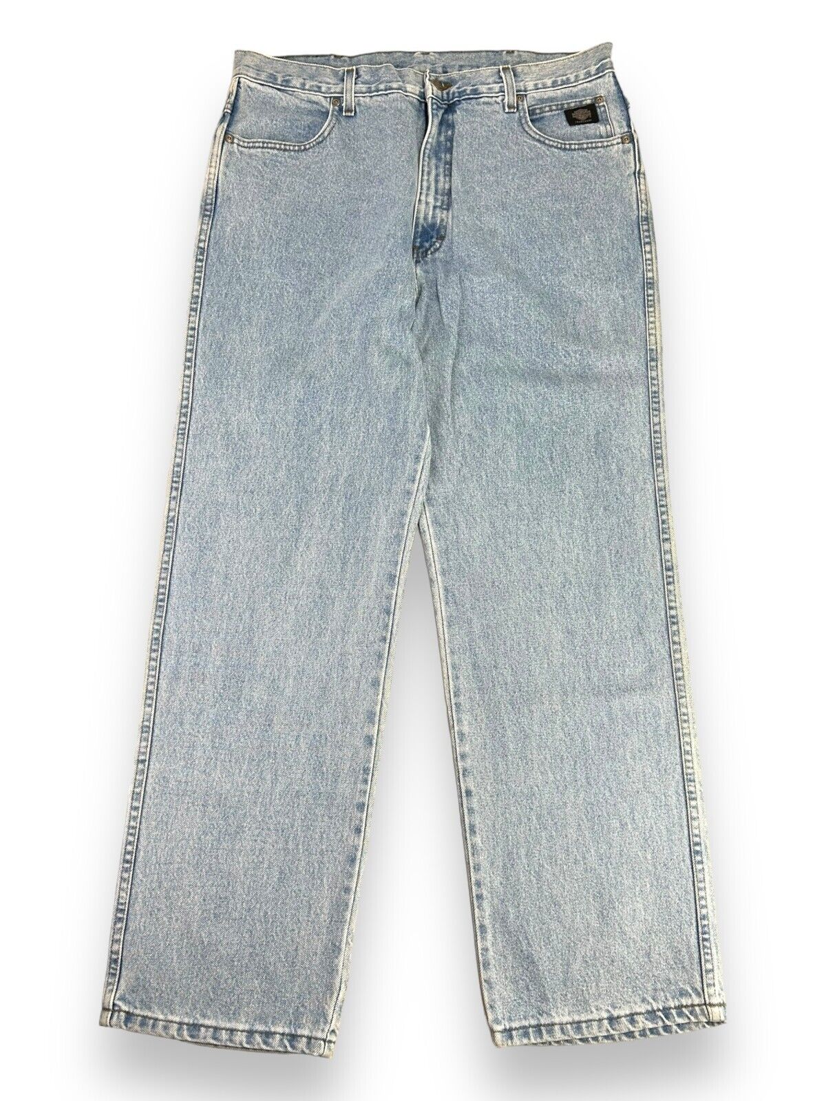 Vintage 90s Harley Davidson Light Wash Boot Cut Denim Pants Size 36