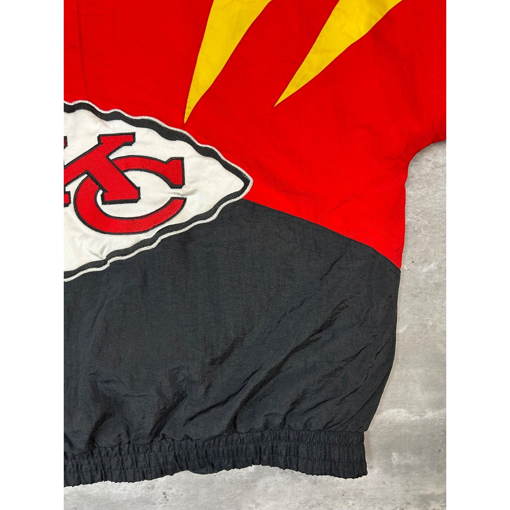 Vintage 90s Kansas City Chiefs NFL Insulated Apex One Point Jacket Size Large