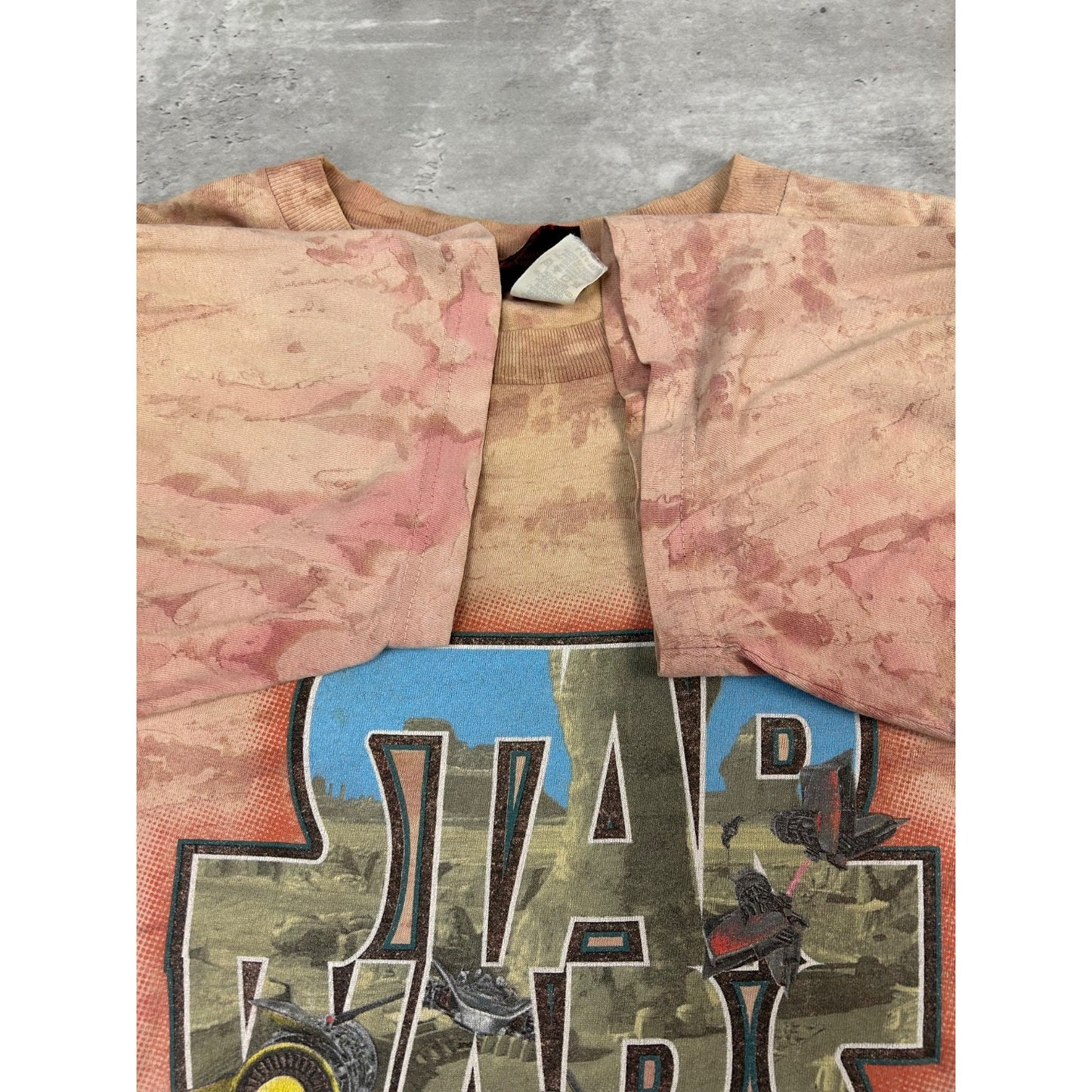 Vintage 1999 Star Wars The Phantom Menace Pod Racing Movie Promo T-Shirt YOUTH L