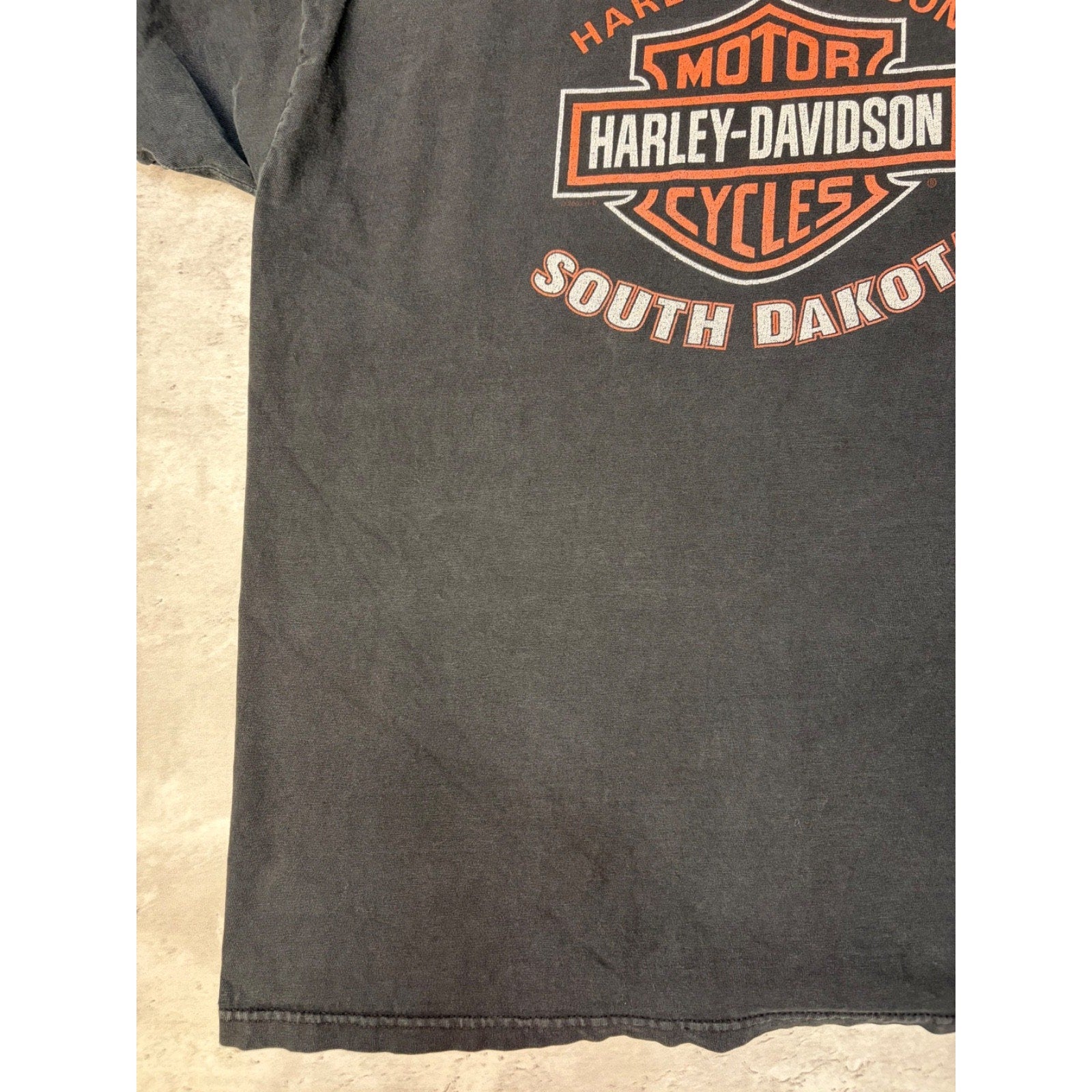 Harley Davidson Sturgie Black Hilly Rally Eagle Graphic T-Shirt Size 2XL