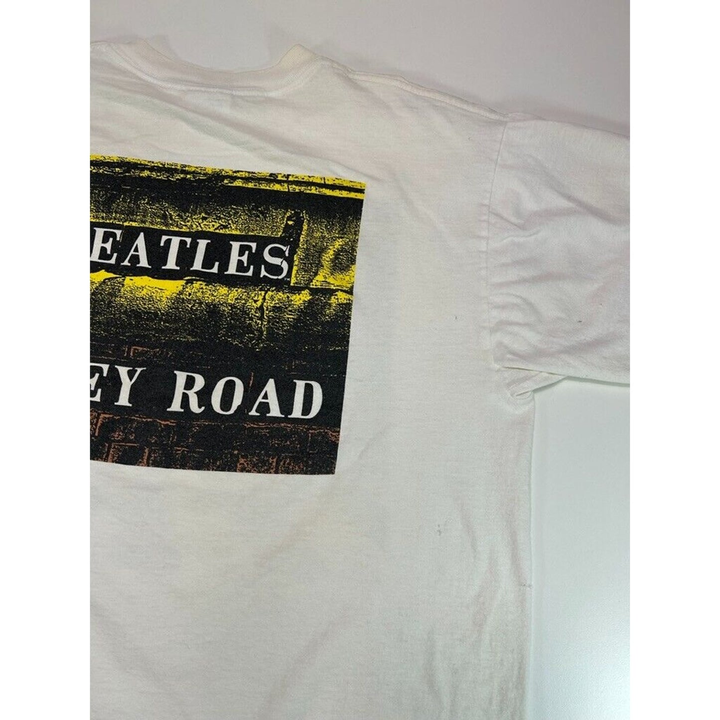 Vintage 1990 The Beatles Abbey Road Rock Album Promo T-Shirt Size XL